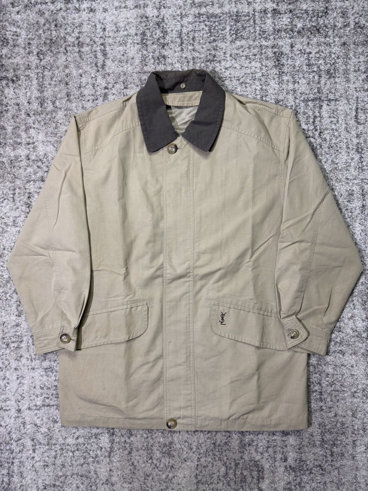 Yves Saint Laurent Parka in Beige, Men's