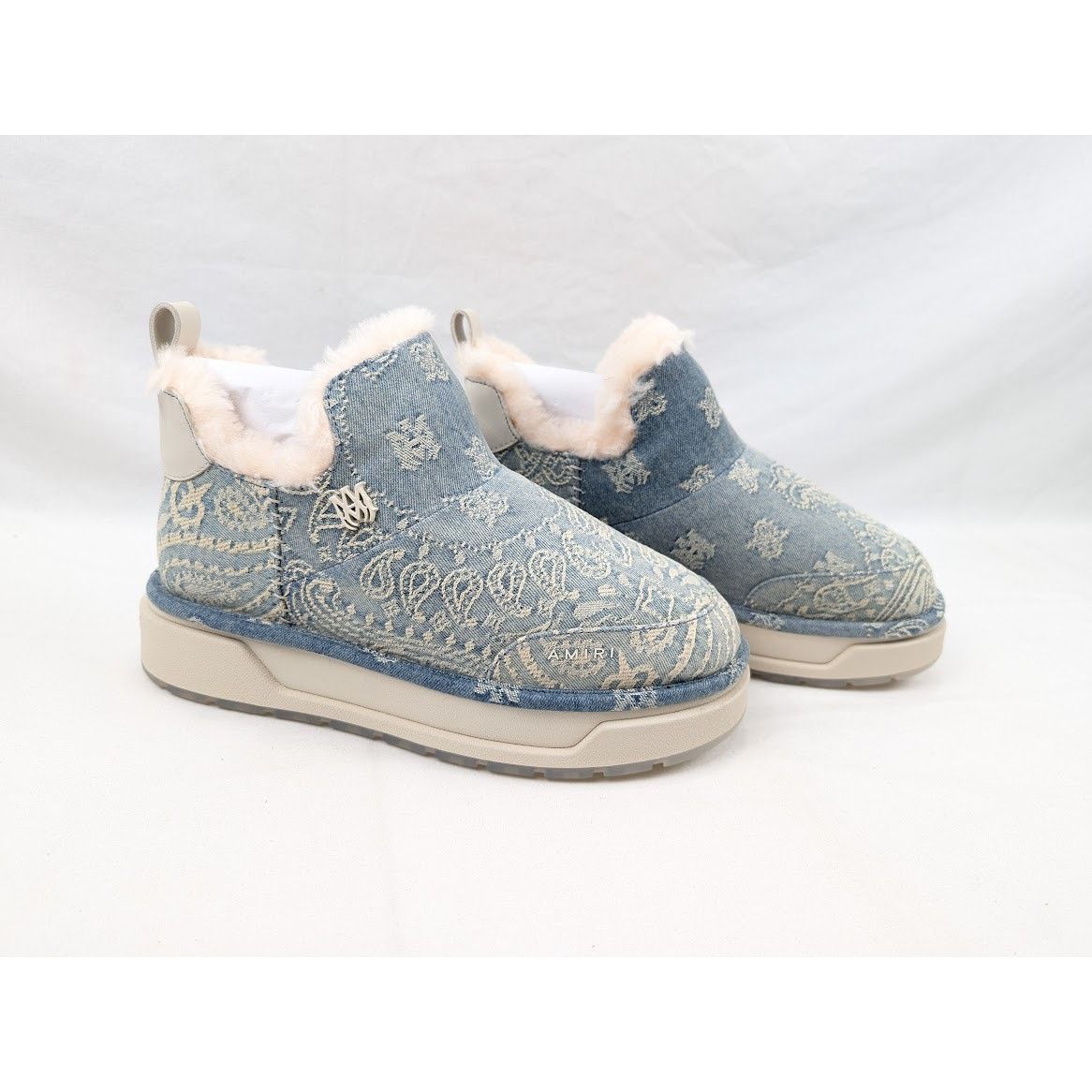 Amiri o1rshd1 Q:2 / Malibu Boot Boots in Wash Indigo Size US 10 / EU 43 - 10 Thumbnail