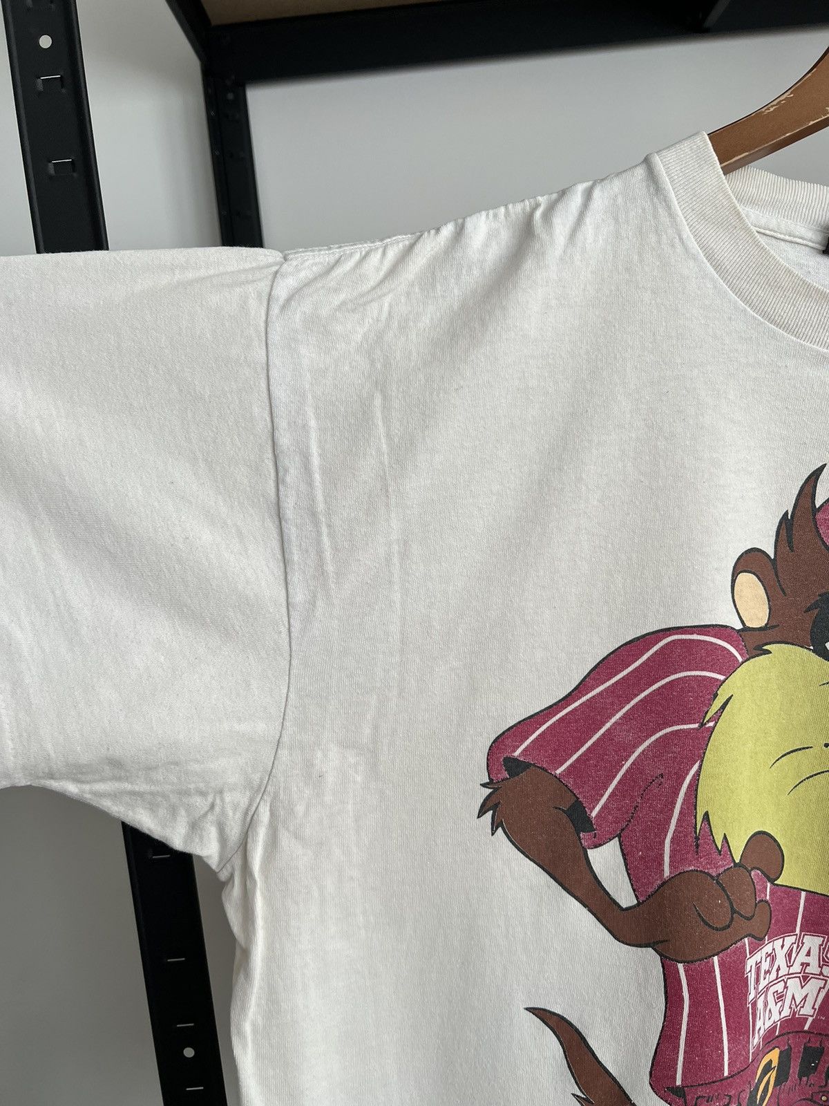 Cartoon Network Vintage 1994 Taz Tazmanian Devil Texas A&M Looney Tunes Size US XL / EU 56 / 4 - 10 Thumbnail