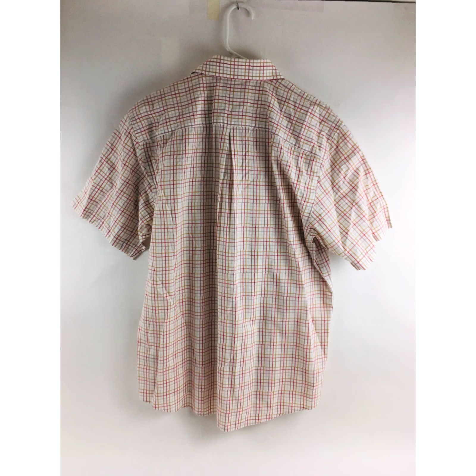 Dockers Dockers Shirt Men's Size L Button Up Short Sleeve No Wrinkles Check Plaid Size US L / EU 52-54 / 3 - 2 Thumbnail