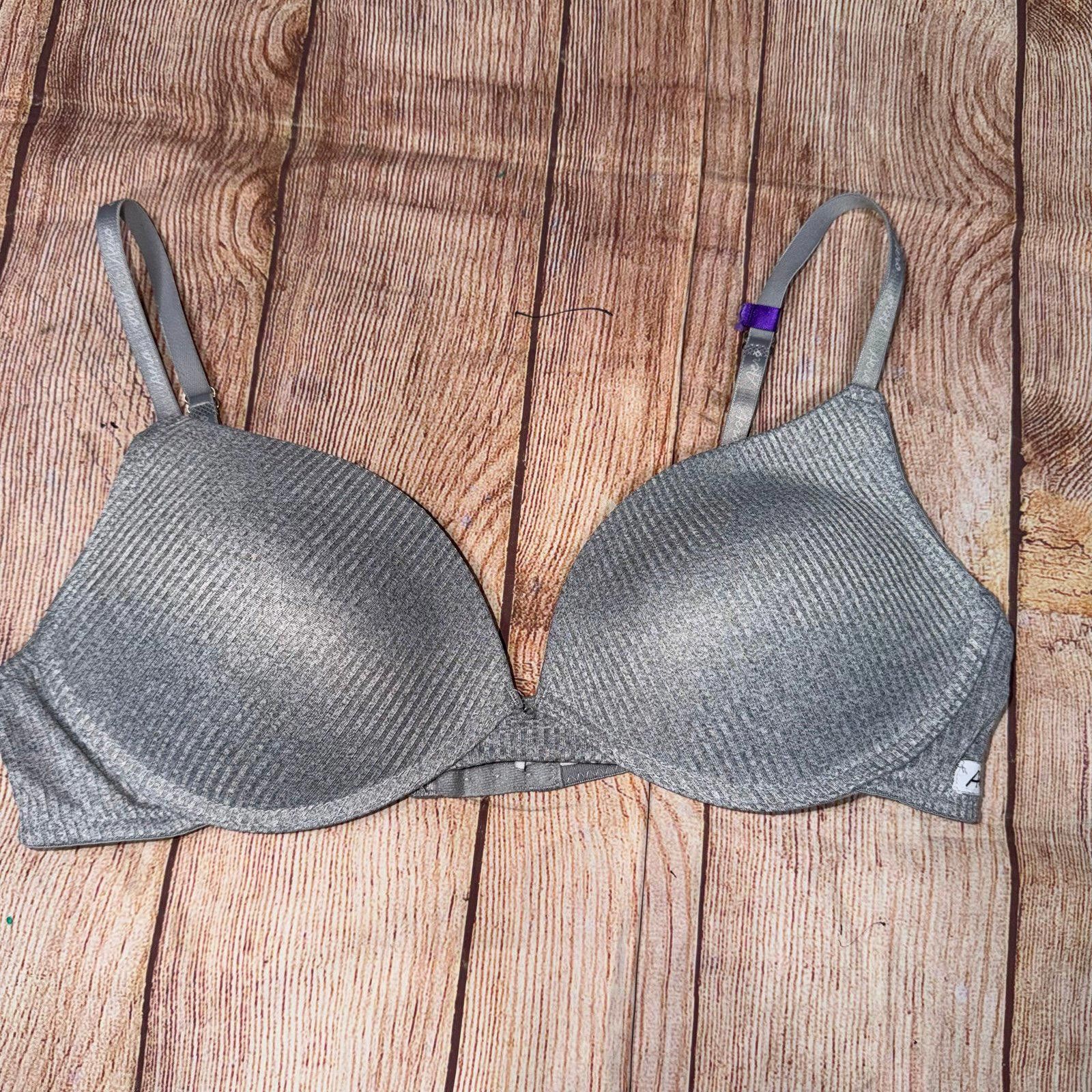 Aeropostale Aeropostale 36C Gray Padded PushUp Bra Size ONE SIZE - 1 Thumbnail