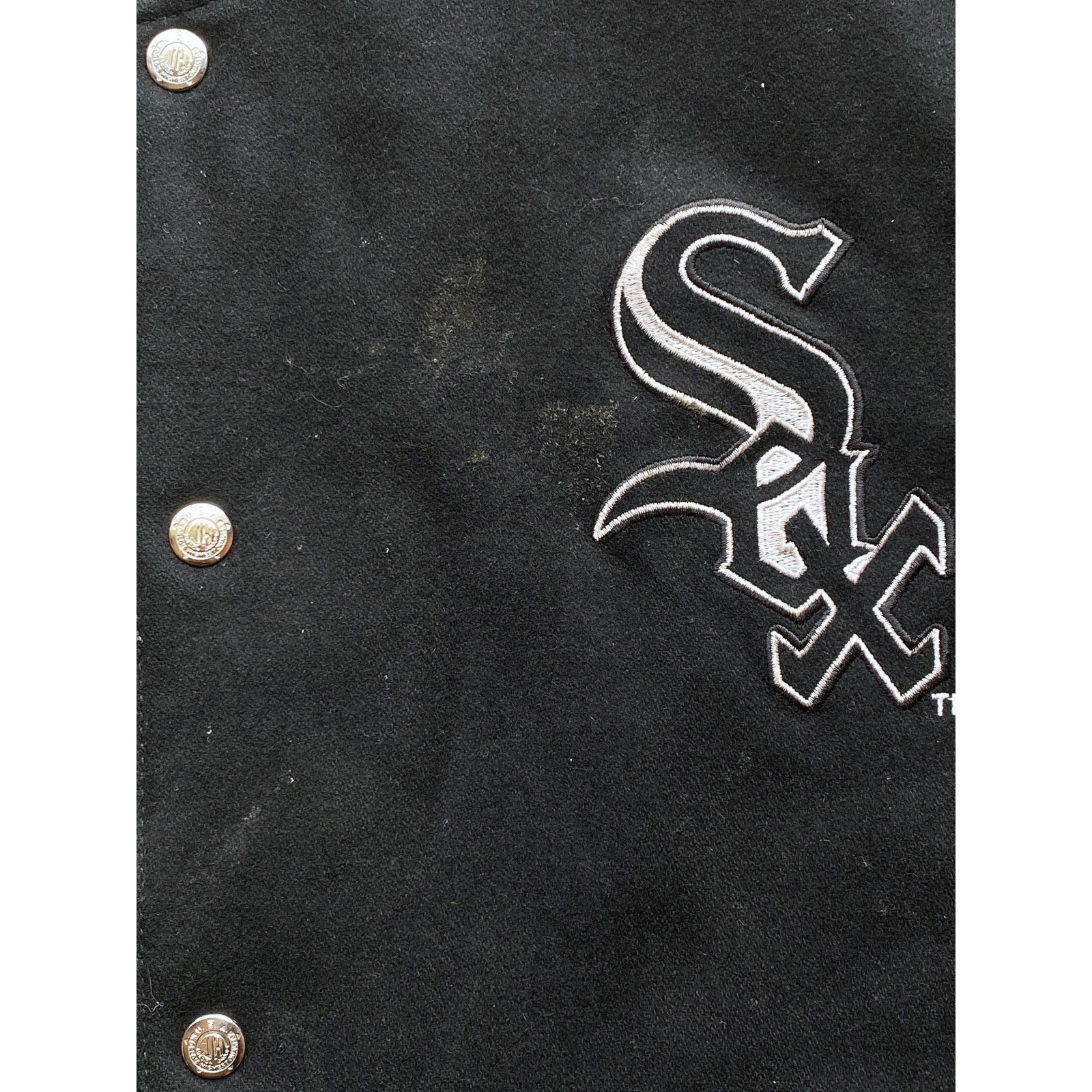 Jeff Hamilton × Starter Chicago White Sox 90s JEFF HAMILTON bomber L black MLB vtg Size US L / EU 52-54 / 3 - 9 Thumbnail