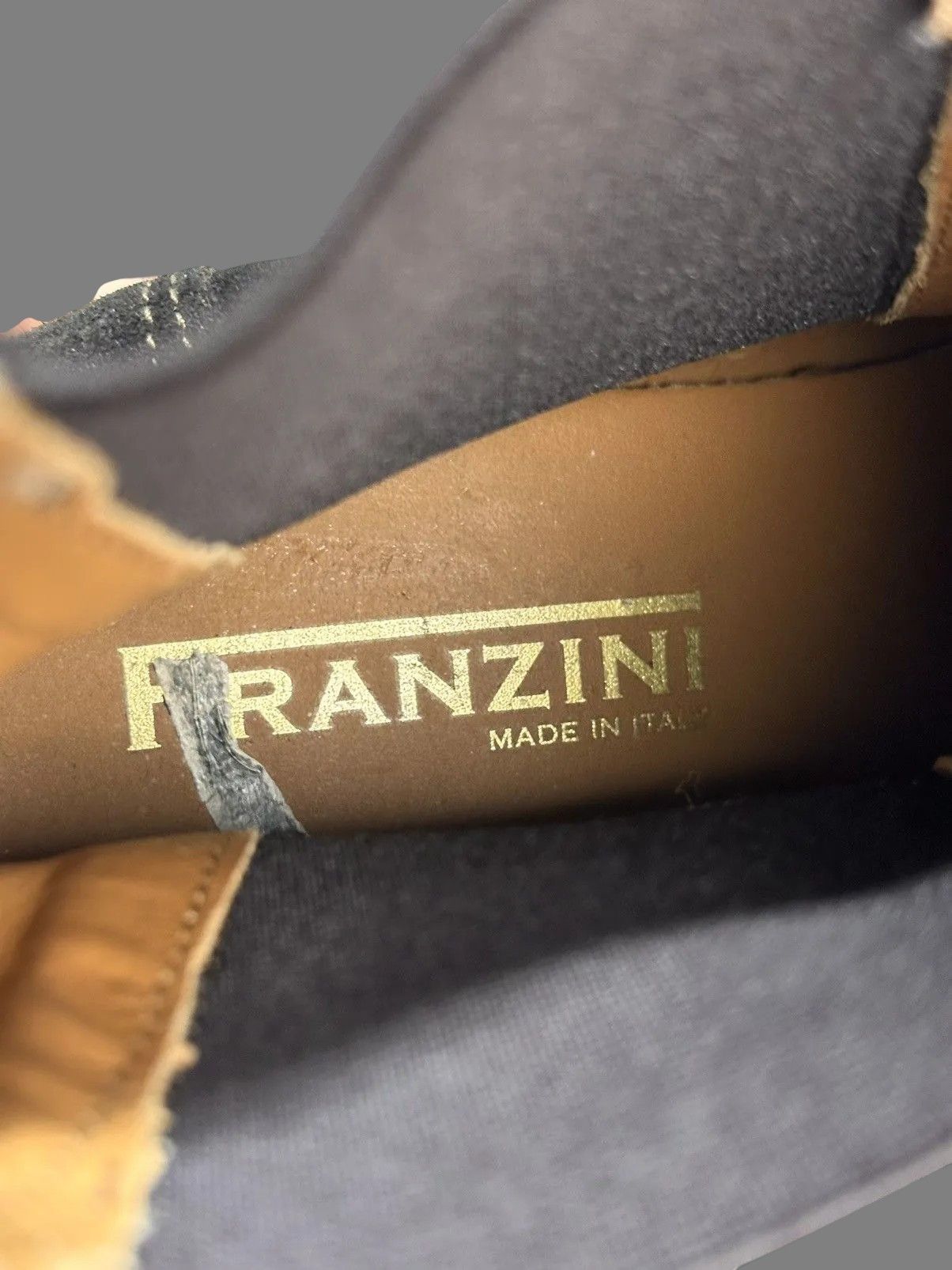 14th Addiction Franzini Brown Leather Boots Italian Elegant Retro Guidi Size US 8 / EU 41 - 13 Thumbnail