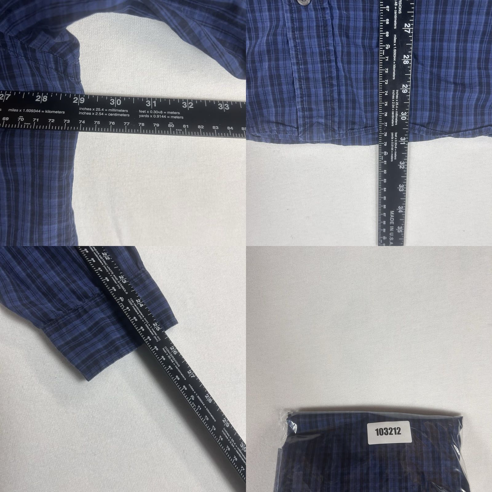Ralph Lauren Ralph Lauren Big & Tall 2XB Blue Plaid Long Sleeve Button-Up Shirt Mens Casual Preppy Button-Down Collared Size US XXL / EU 58 / 5 - 8 Thumbnail