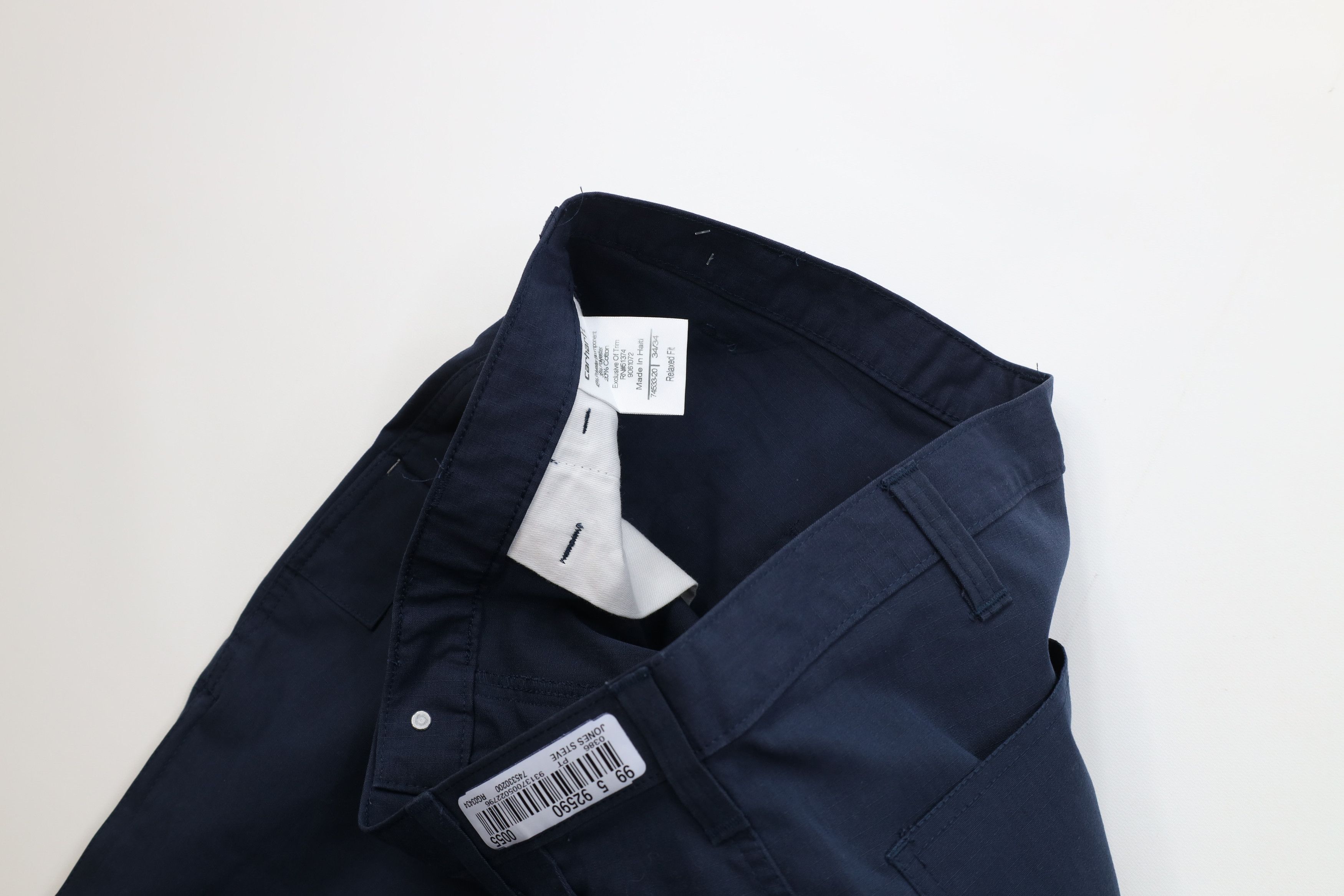 Carhartt Vintage Y2K Carhartt Fit Wide Leg Dungaree Pants Blue Size US 34 / EU 50 - 9 Thumbnail