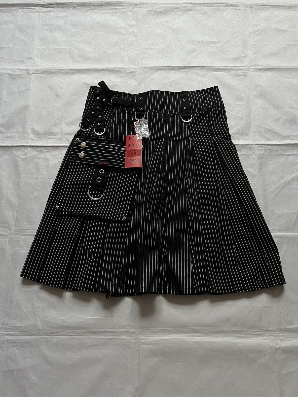 Tripp NYC Tripp NYC Black Super Kilt Goth Skirt Size 26" / US 2 / IT 38 - 2 Thumbnail