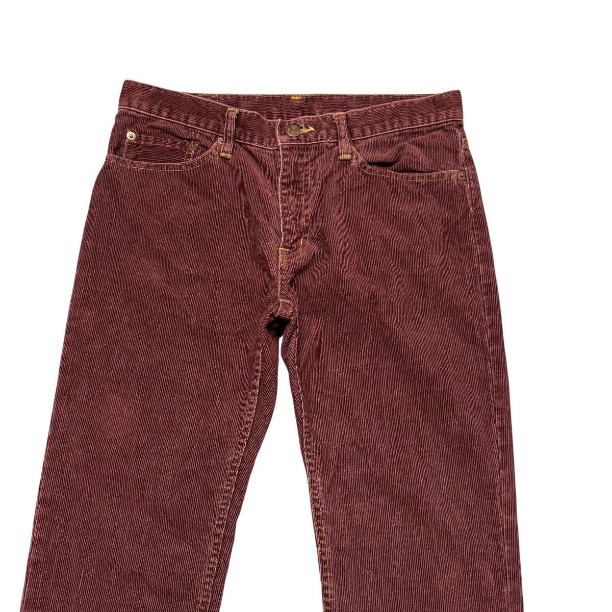 Hysteric Glamour Hysteric Glamour Corduroy Maroon Jeans Size 29" - 3 Thumbnail