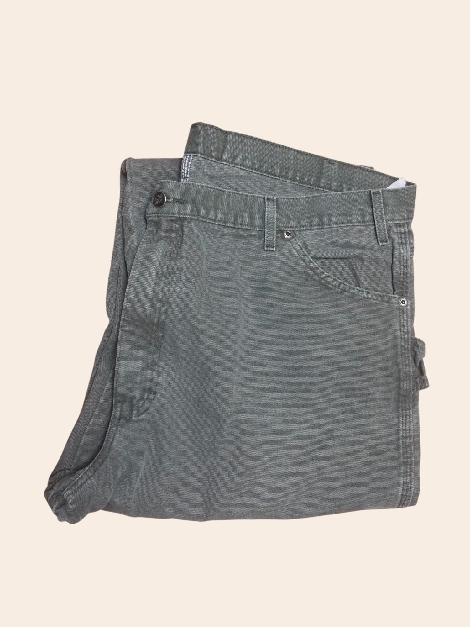 Dickies Dickies Washed Olive Carpenter Pants (W42 X L32) Size US 42 / EU 58 - 5 Thumbnail