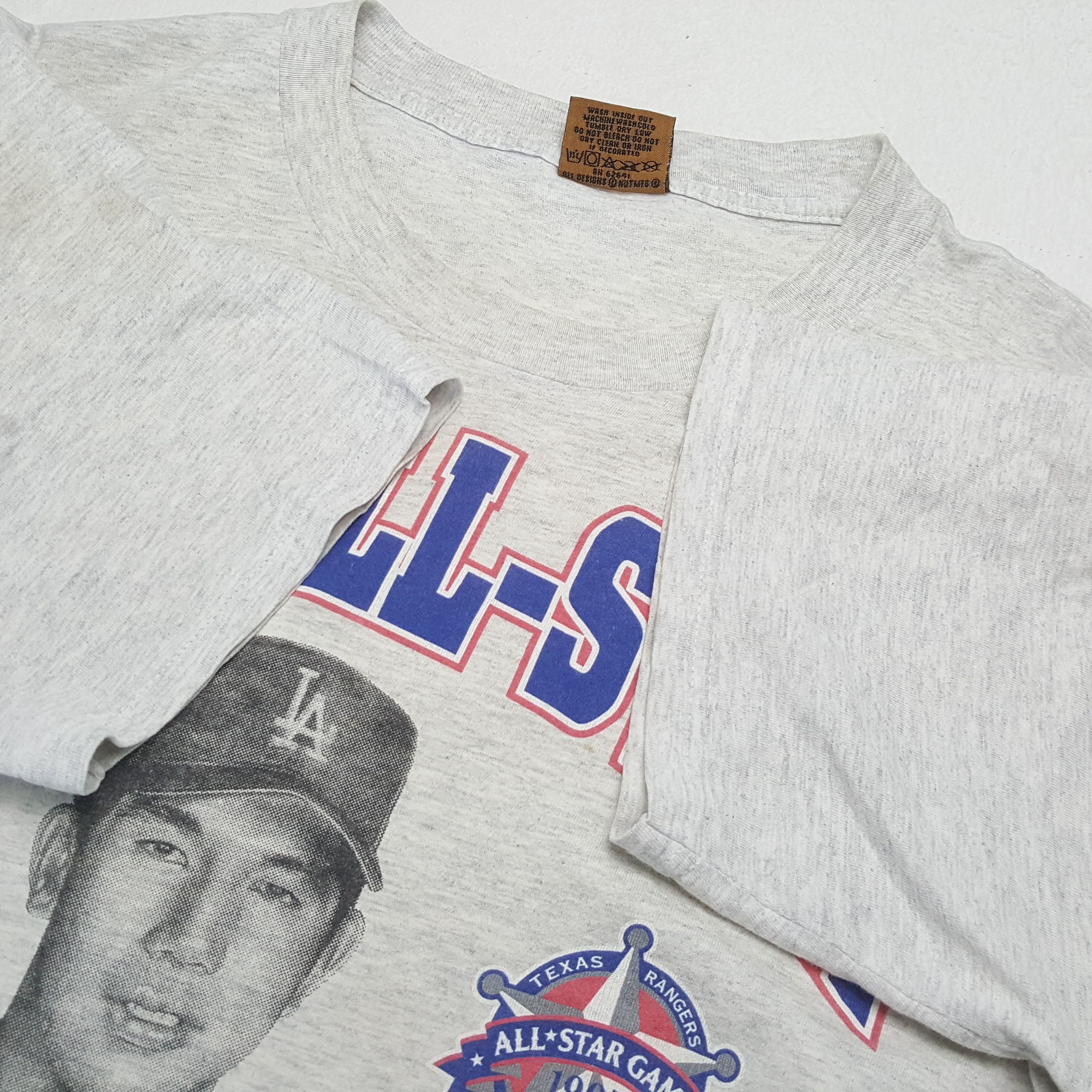 MLB × Vintage Vintage ALL STAR GAME 1995 Basketball MLB Nomo T-Shirt Size US L / EU 52-54 / 3 - 6 Thumbnail
