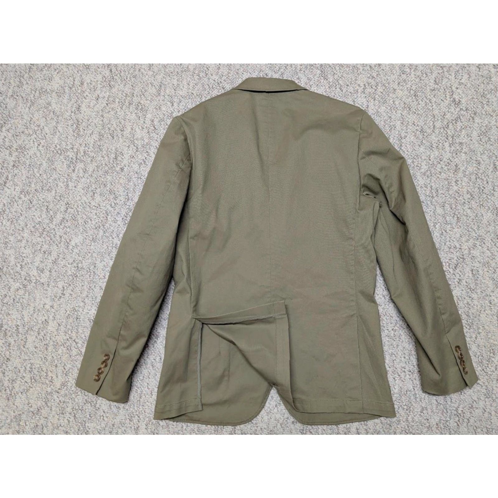 J.Crew J.CREW unstructured blazer 38 cotton KHAKI sportscoat jacket Size 36R - 2 Thumbnail