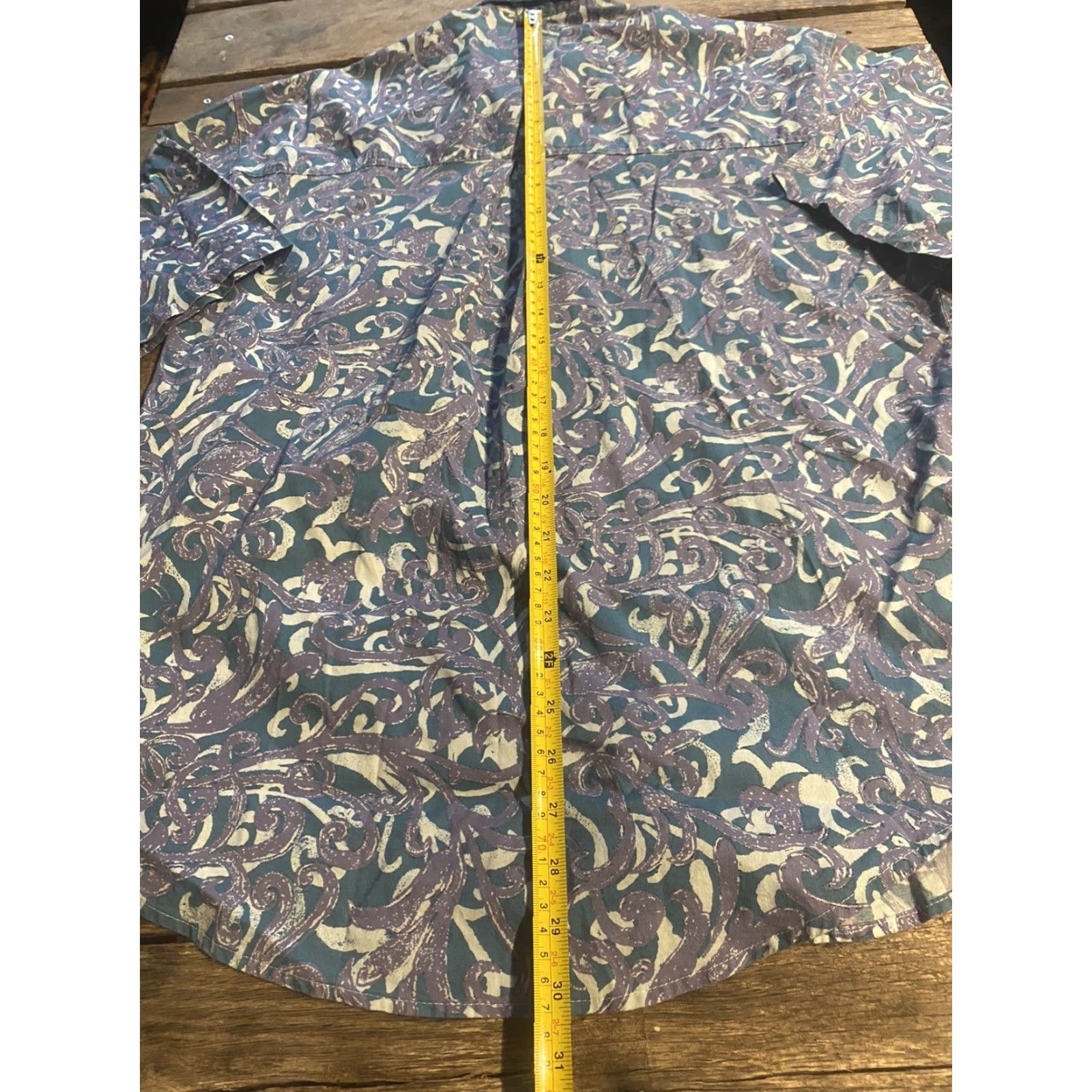 Levi's VINTAGE Levi's Hawaiian Short Sleeve Shirt Mens M Blue Size US M / EU 48-50 / 2 - 7 Thumbnail