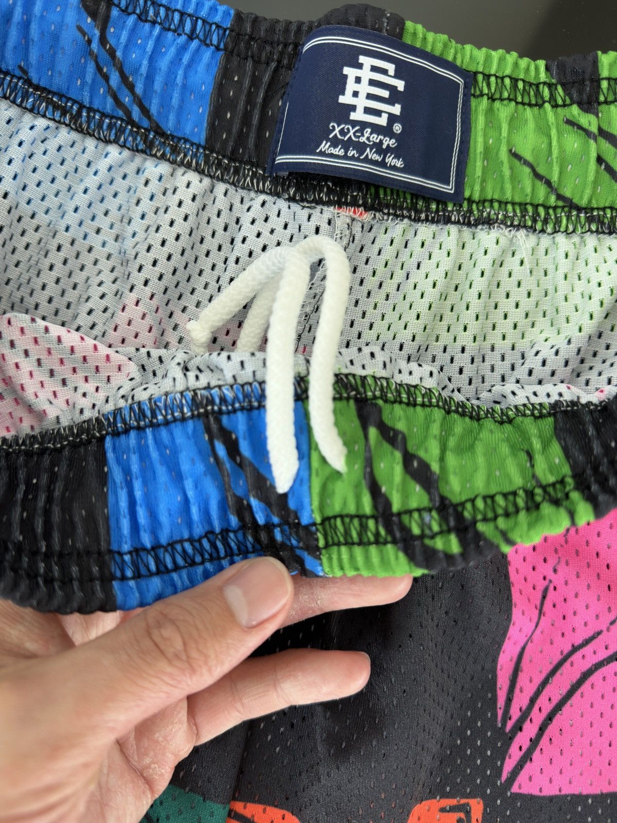 Eric Emanuel × Matty Boy Matty Boy x Eric Emmanuel Multicolor Block Shorts Size US 36 / EU 52 - 4 Thumbnail