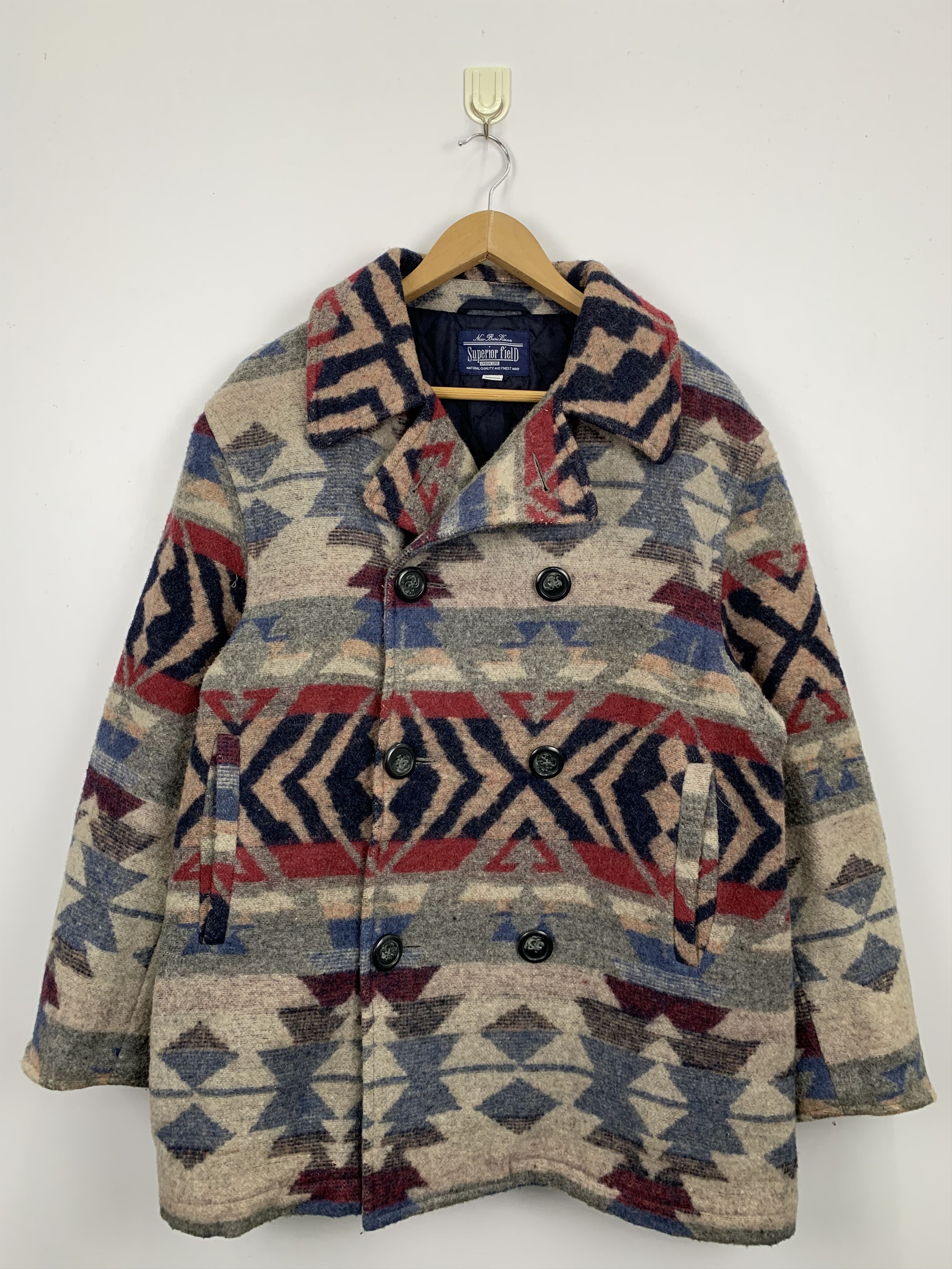 Vintage Vintage Navajo Native American Jacket Chimayo J1024 Size US L / EU 52-54 / 3 - 1 Thumbnail