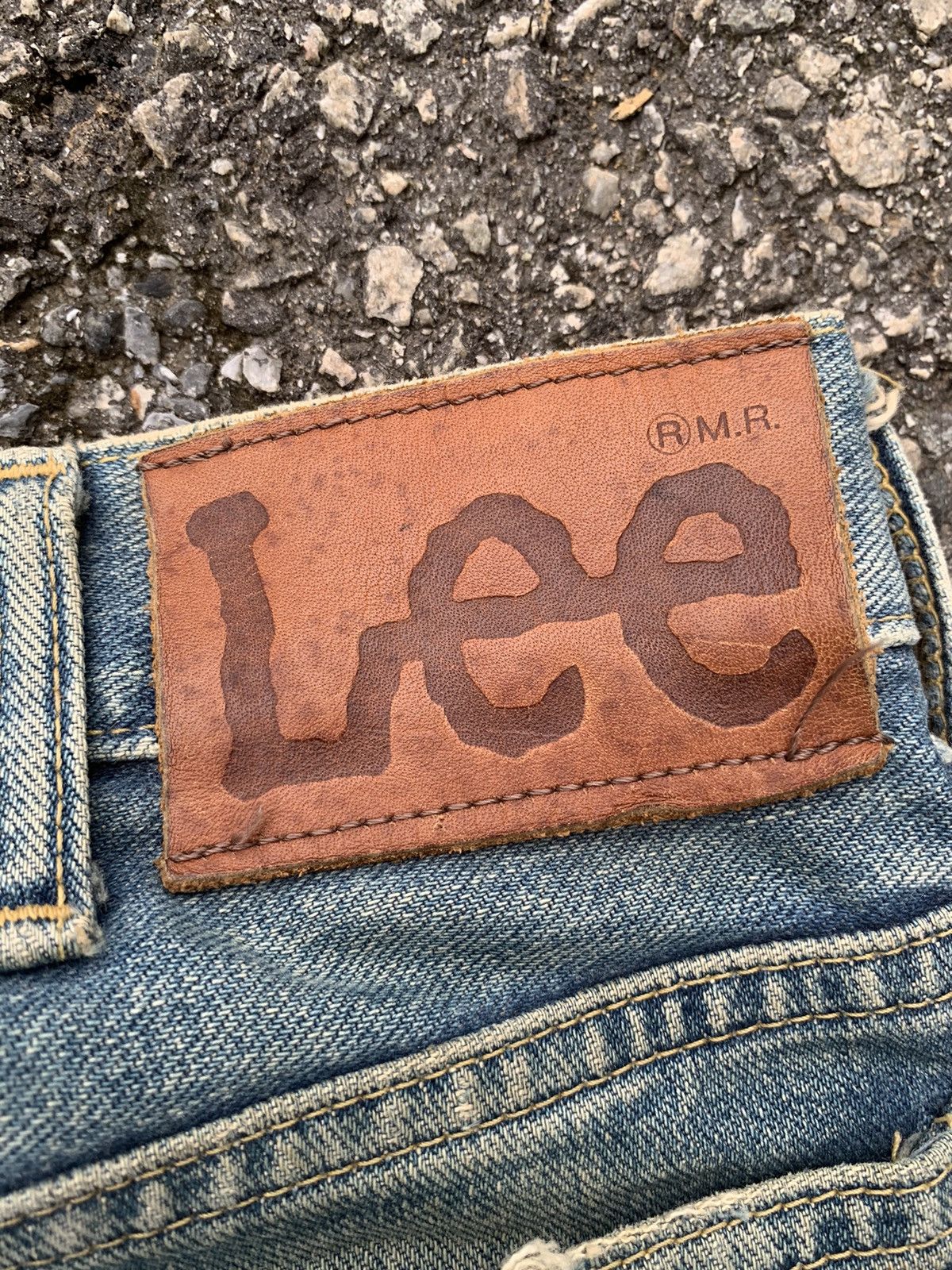 Jean × Lee × Vintage Vintage Lee Raiders Selvedge Distressed Denim Size US 29 - 10 Thumbnail