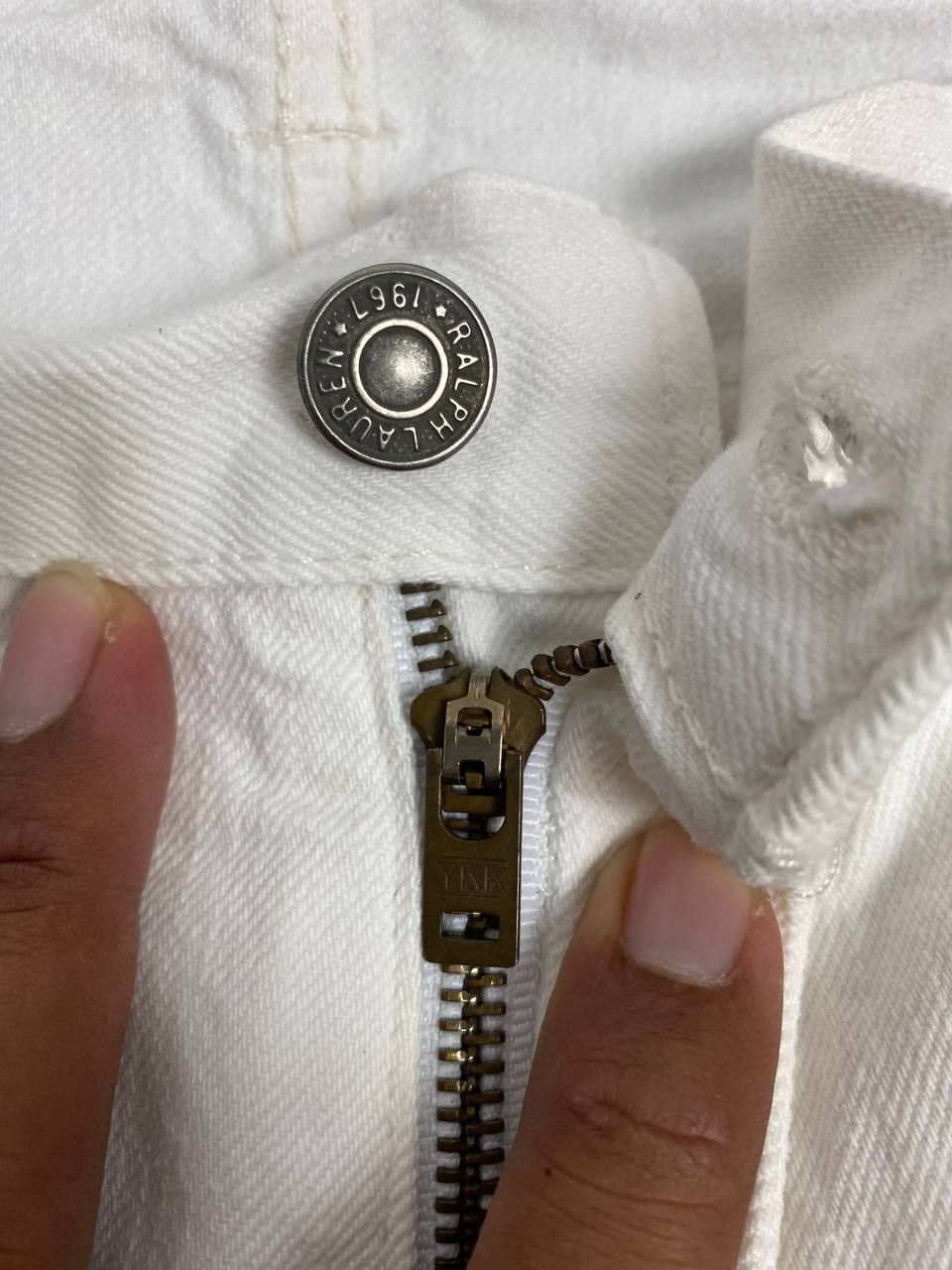Polo Ralph Lauren vintage polo ralph lauren redline selvedge white denim Size US 44 / EU 60 - 11 Thumbnail