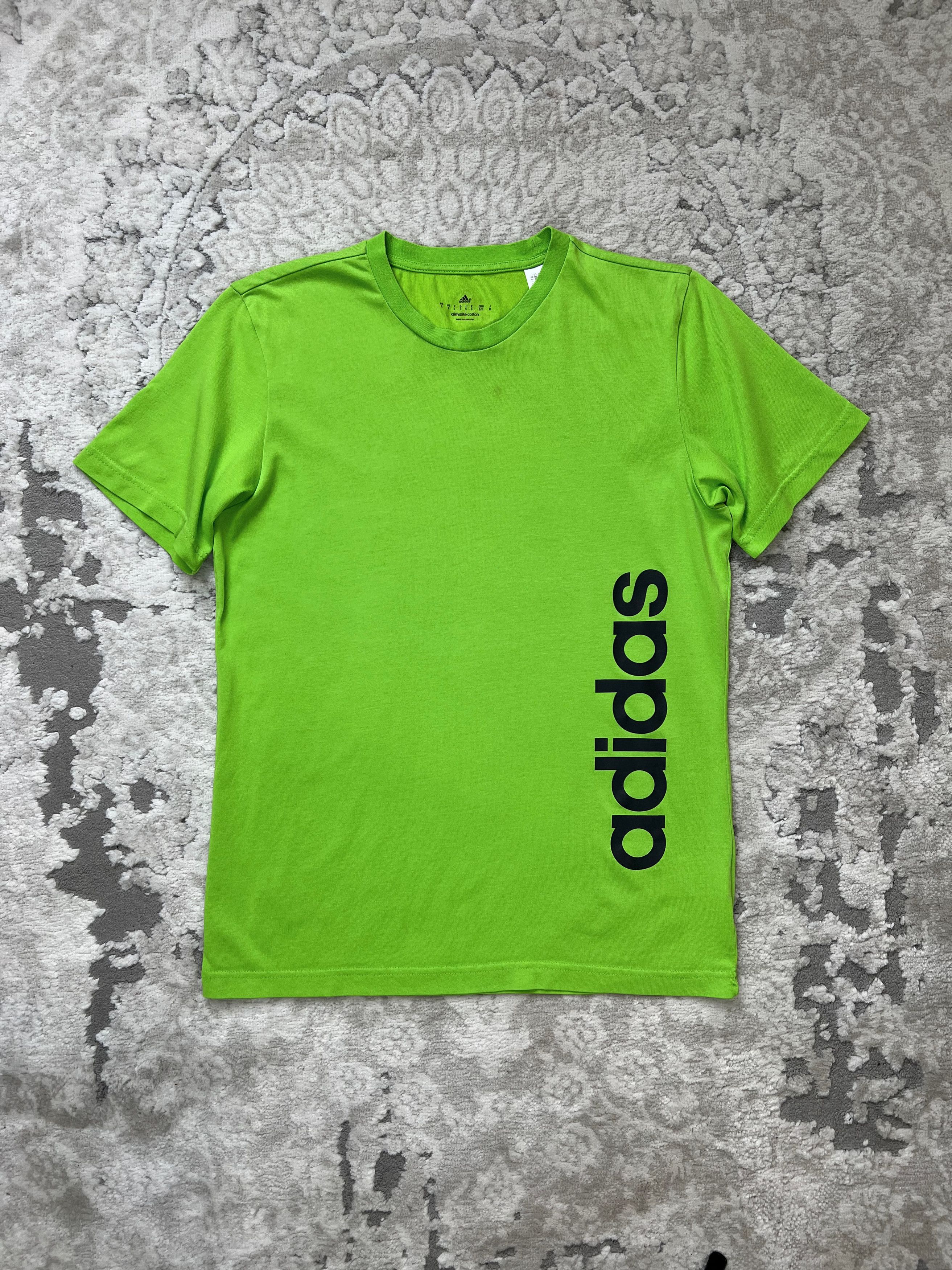 Adidas Adidas Climalite Cotton Lime Green T-Shirt Size US S / EU 44-46 / 1 - 1 Thumbnail