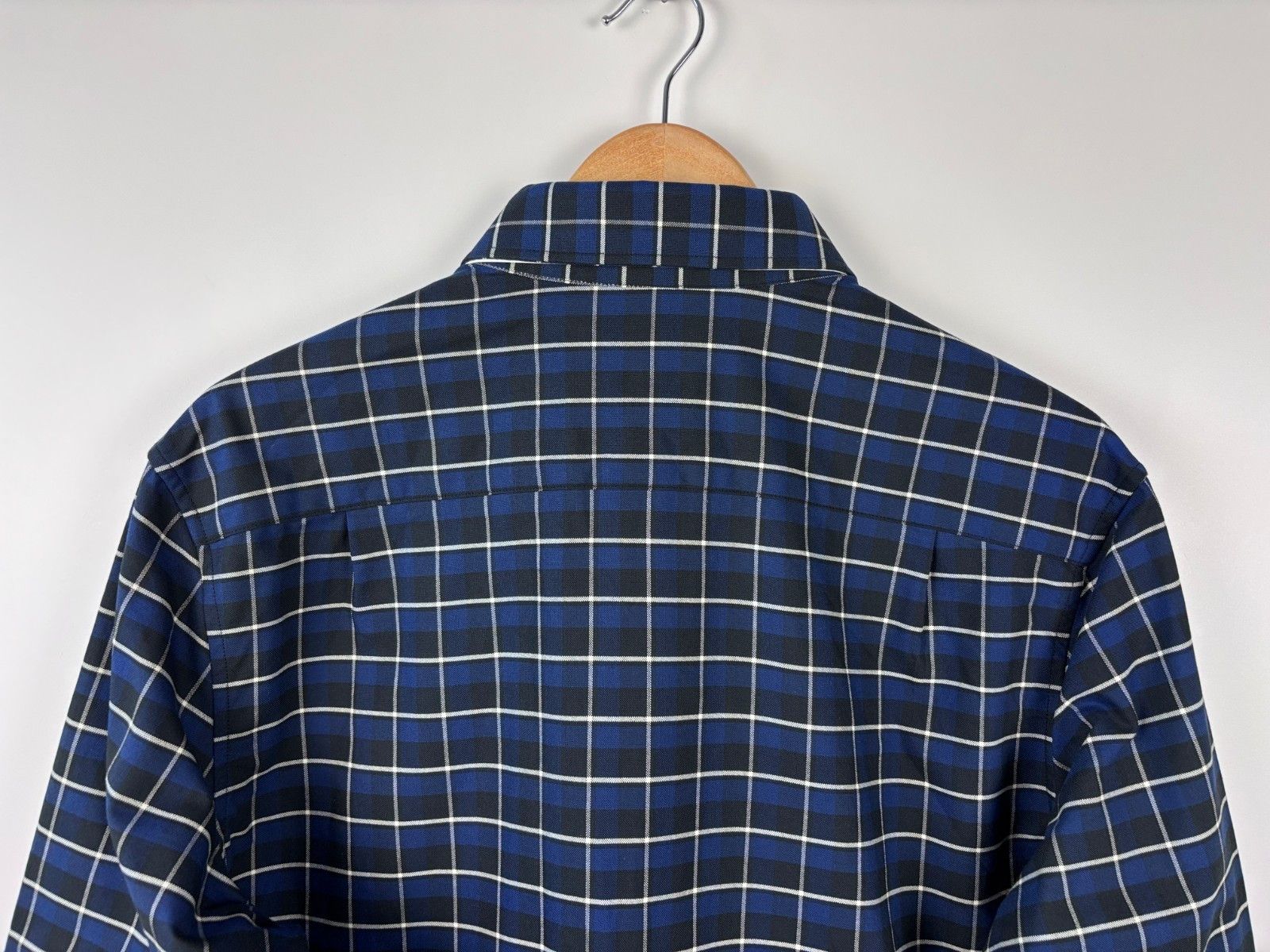 Fred Perry Fred Perry Oxford Check Long Sleeve Shirt Blue Mens L Size US L / EU 52-54 / 3 - 5 Thumbnail