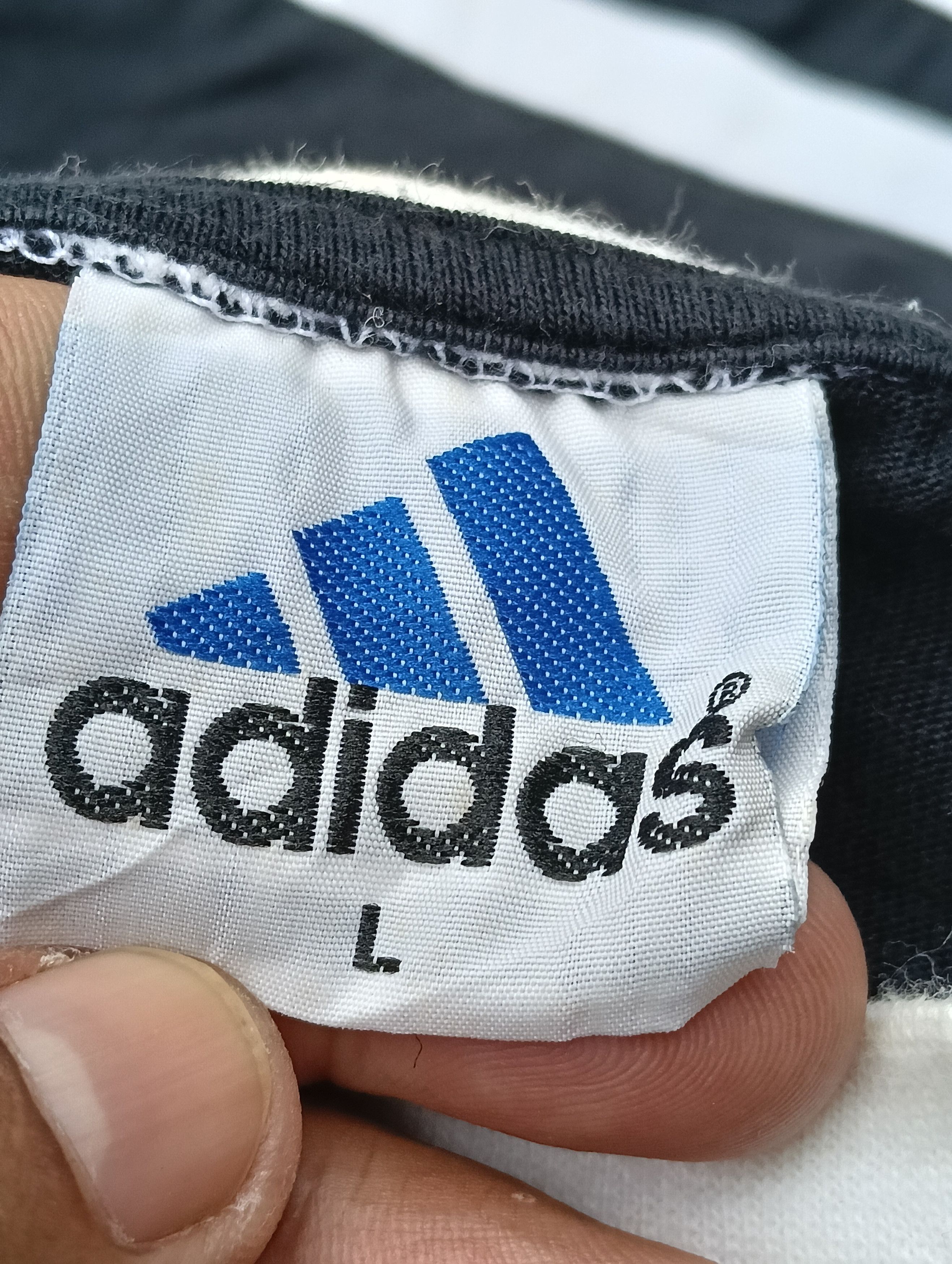 Adidas × Vintage Adidas Big Logo Tshirt. Size US L / EU 52-54 / 3 - 6 Thumbnail