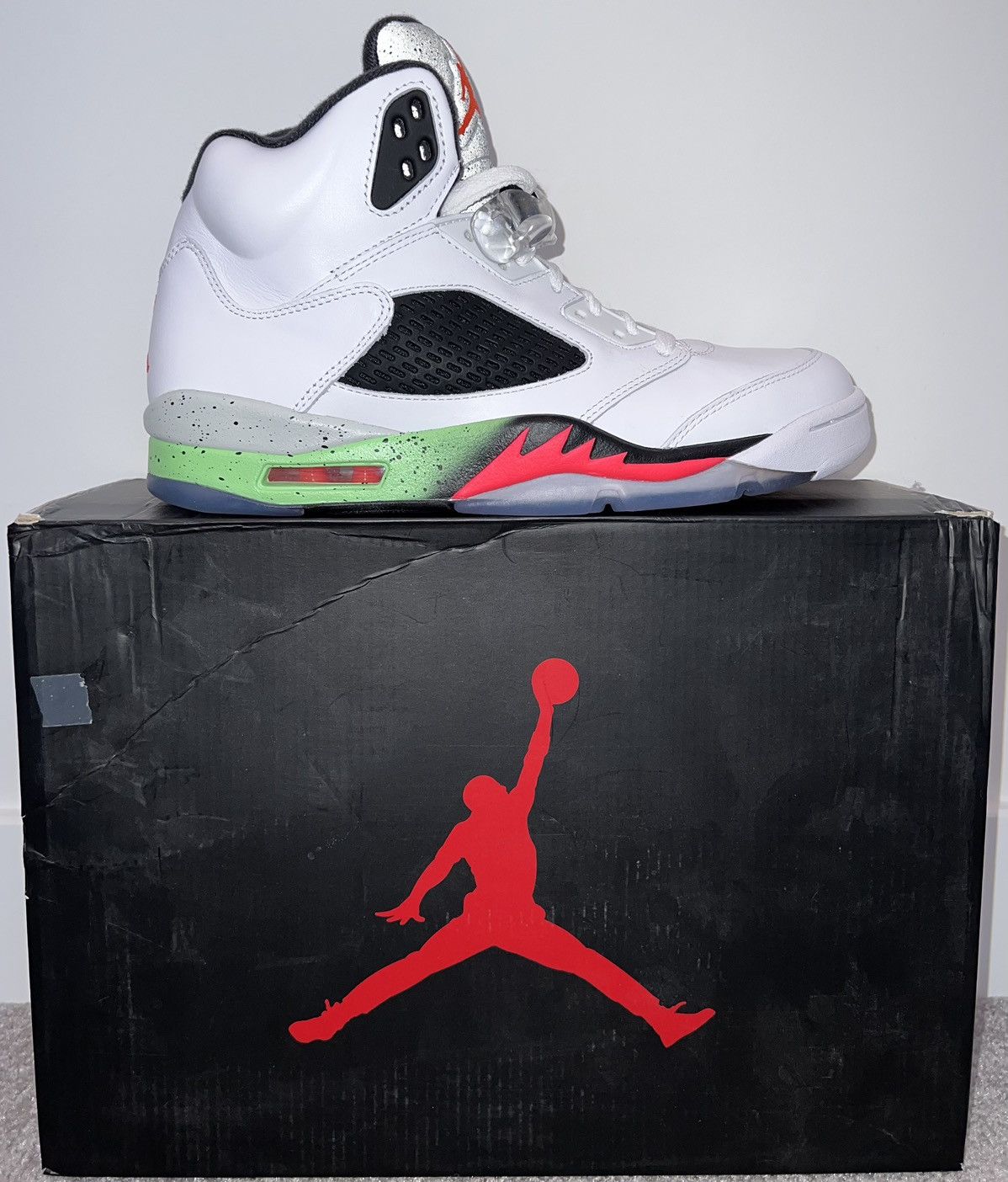 Air Jordan 5 Retro Poison Green (2015) Size US 9