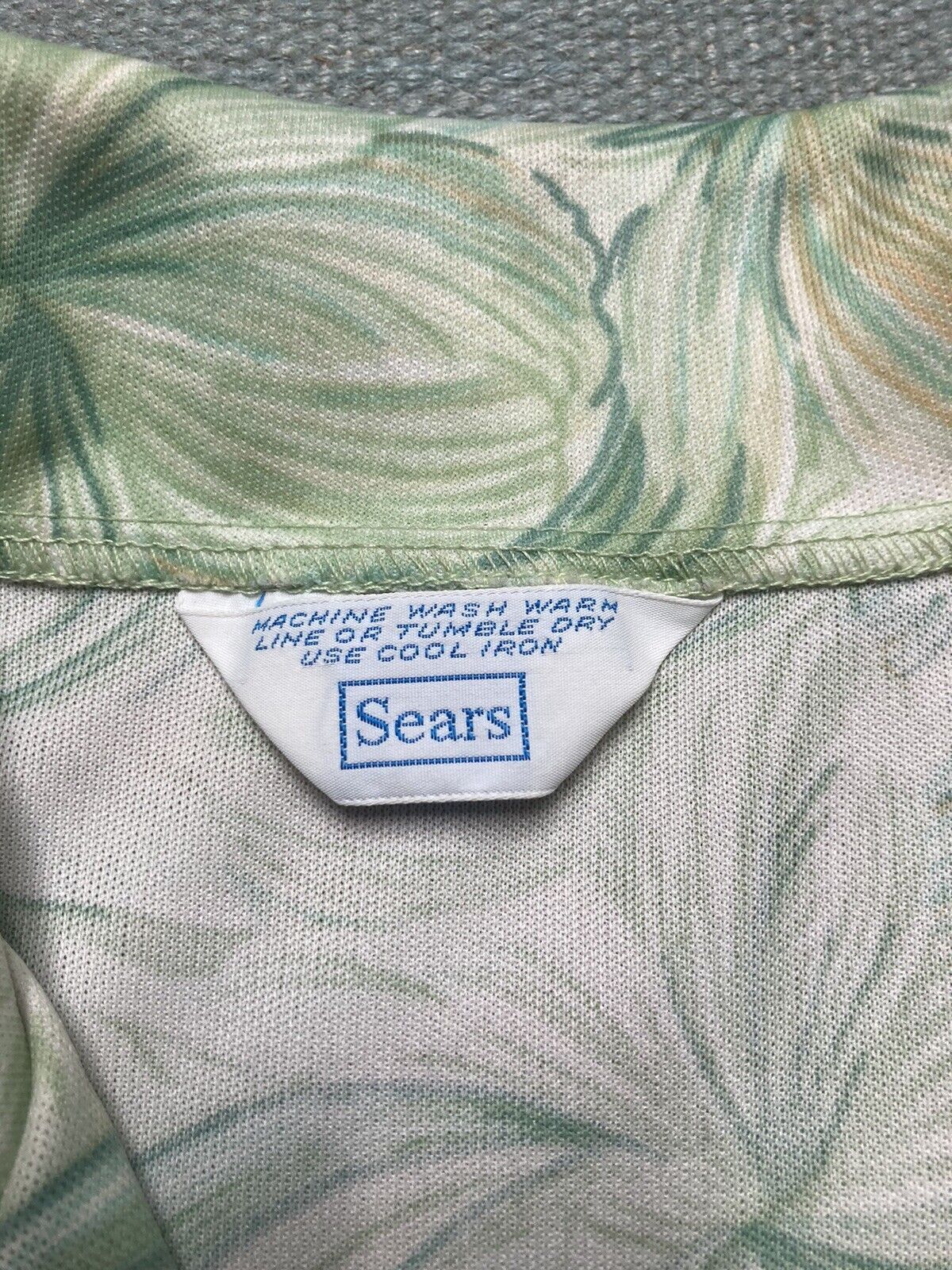 Sears × Vintage 70s button shirt blouse psychedelic all over print womens 20 Size L / US 10 / IT 46 - 4 Thumbnail