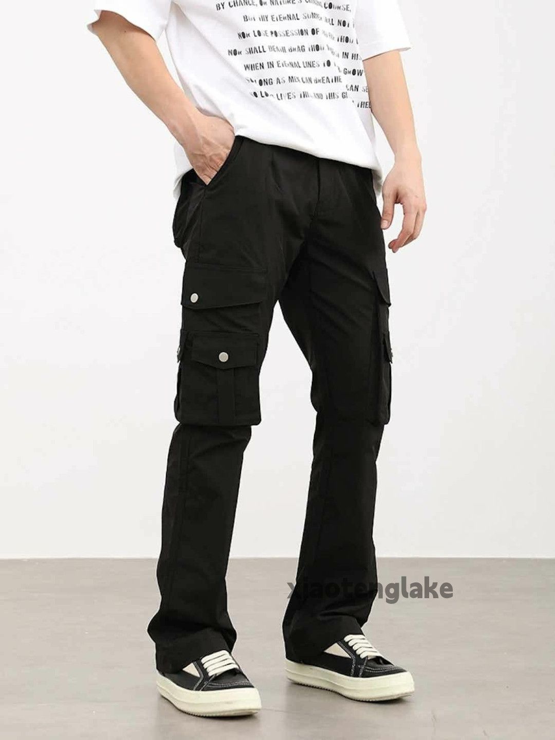 Designer × Japanese Brand × Vintage utility military outdoor cargo bootcut flared pants Size US 32 / EU 48 - 4 Thumbnail