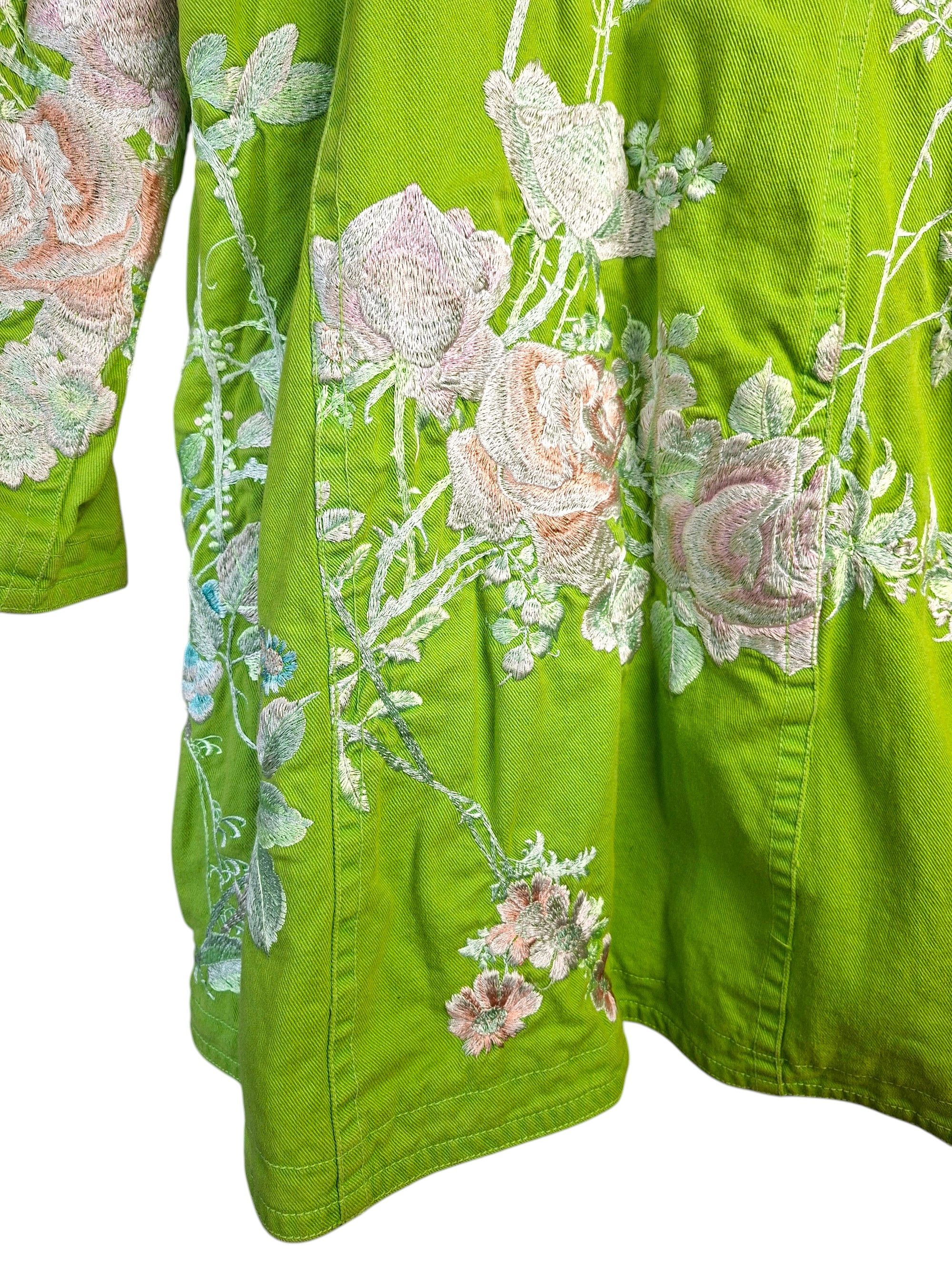 Johnny Was Johnny Was BIYA Two Ten Ten Five Embroidered Trench Coat Size M / US 6-8 / IT 42-44 - 13 Thumbnail