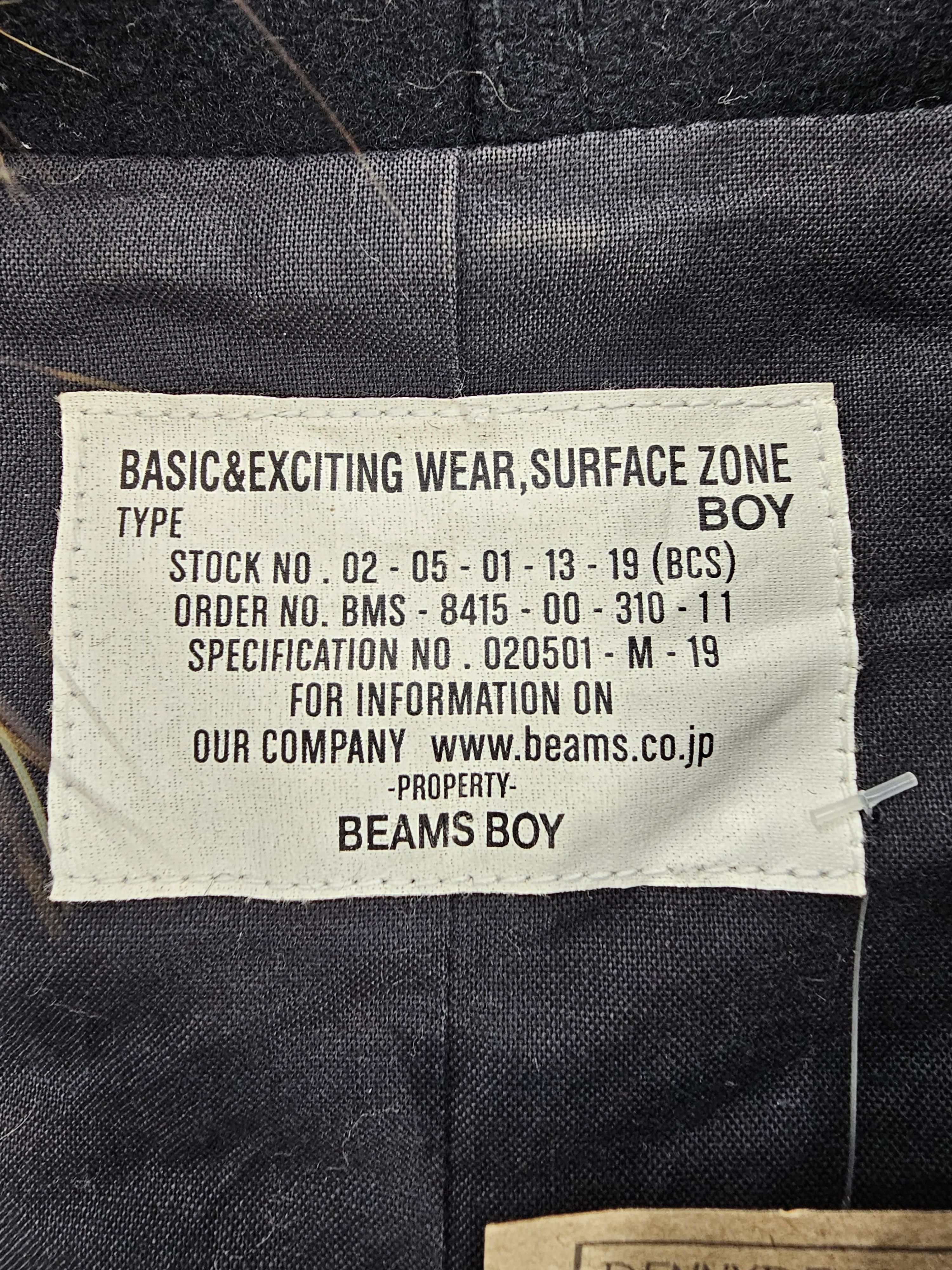 Beams Japan Japanese Brand BEAMS BOY Military Parka Wool Jacket J0115 Size US S / EU 44-46 / 1 - 12 Thumbnail