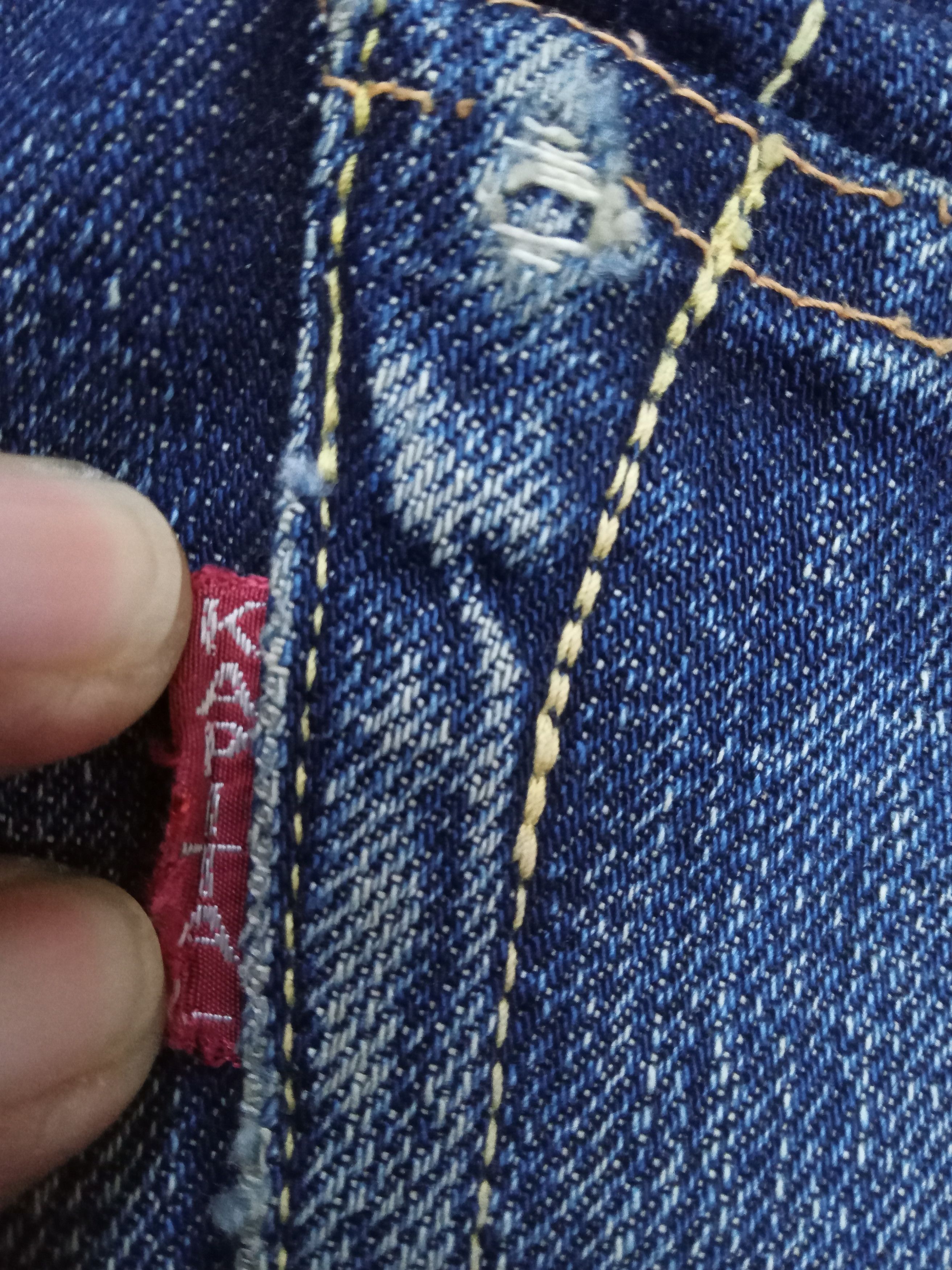 Kapital Kapital Redline Selvedge With Buckle Back Rare Jeans Size US 32 / EU 48 - 5 Thumbnail