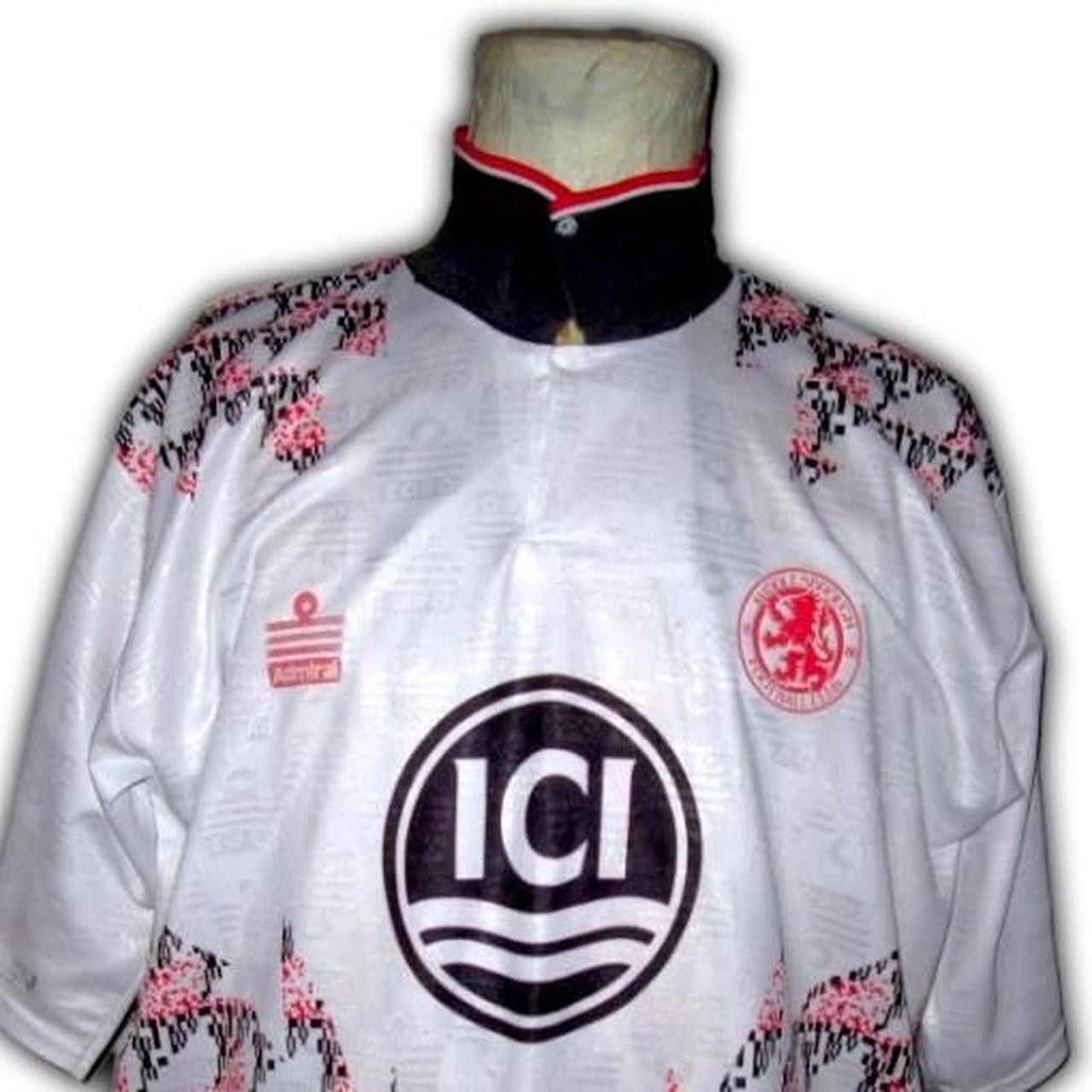 Other Middlesbrough England 1992 1993 Away shirt jersey Admiral Size US XL / EU 56 / 4 - 2 Thumbnail