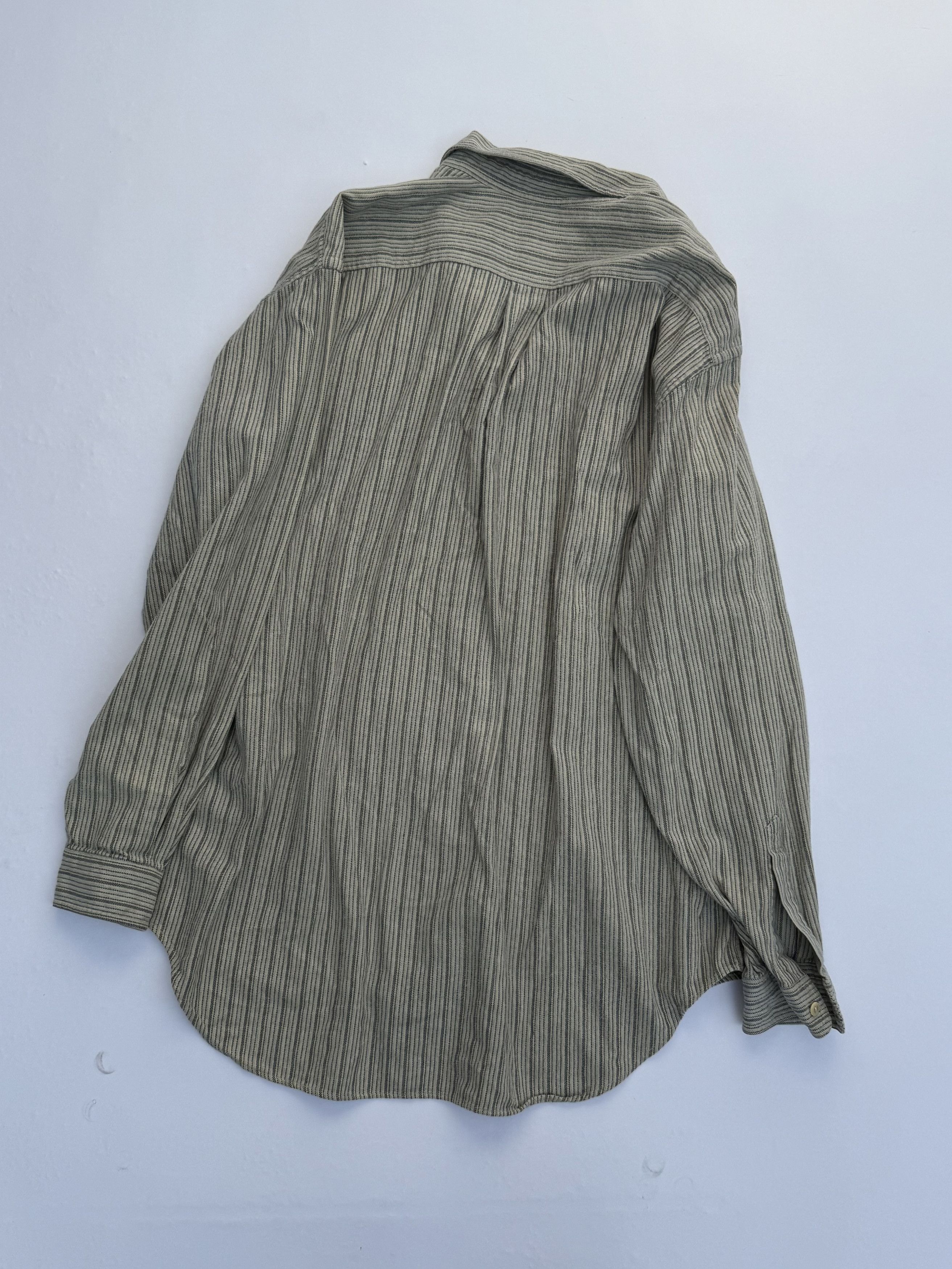 Abercrombie & Fitch Vintage Abercrombie & Fitch 'The Big Shirt' Striped Flannel Size US L / EU 52-54 / 3 - 2 Thumbnail