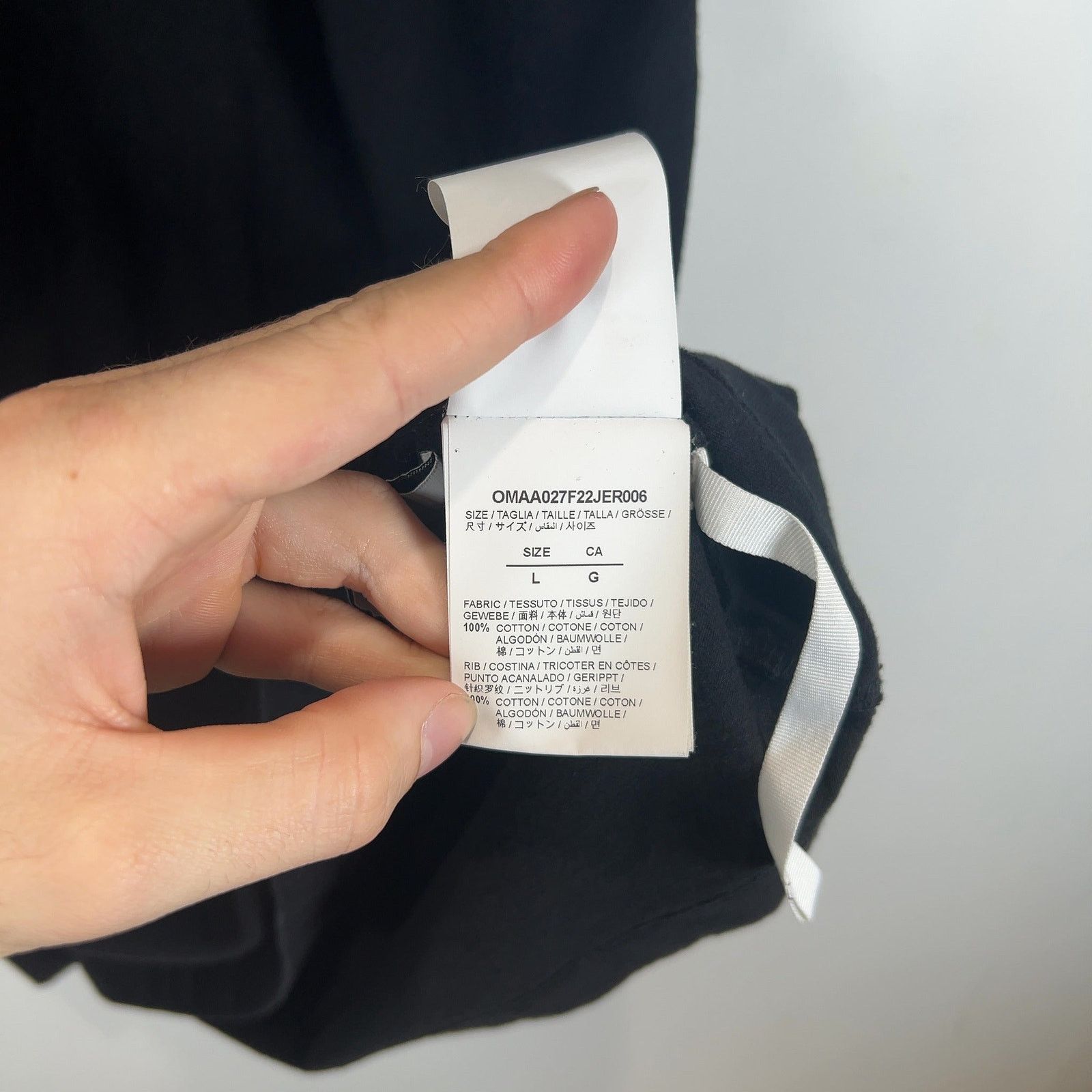 Off-White Off-White Thunder Graphic Logo T-Shirt Size US L / EU 52-54 / 3 - 8 Thumbnail