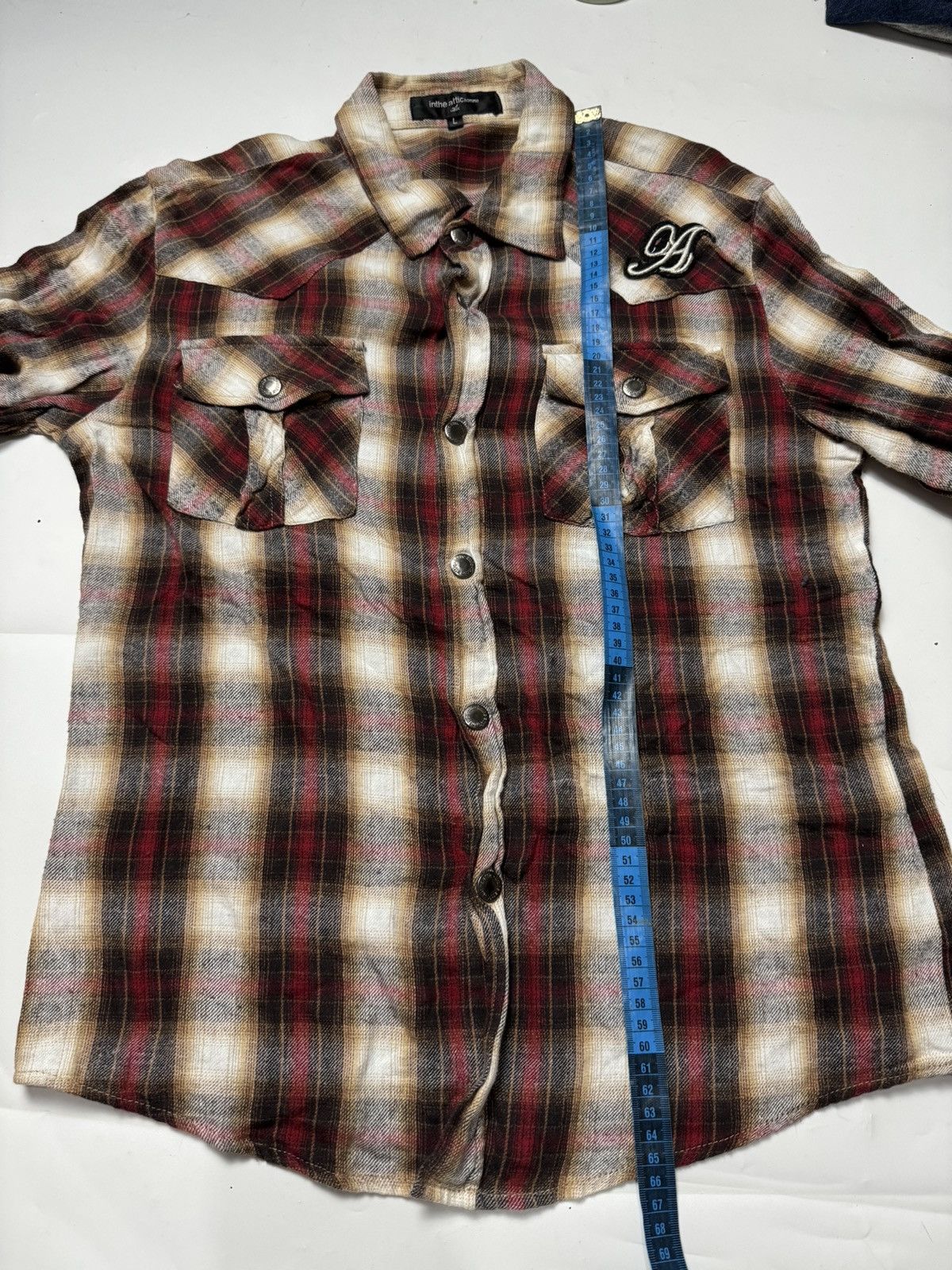If Six Was Nine × In The Attic × Japanese Brand Intheattic Poem Skulls Button Shirt Size US L / EU 52-54 / 3 - 9 Thumbnail