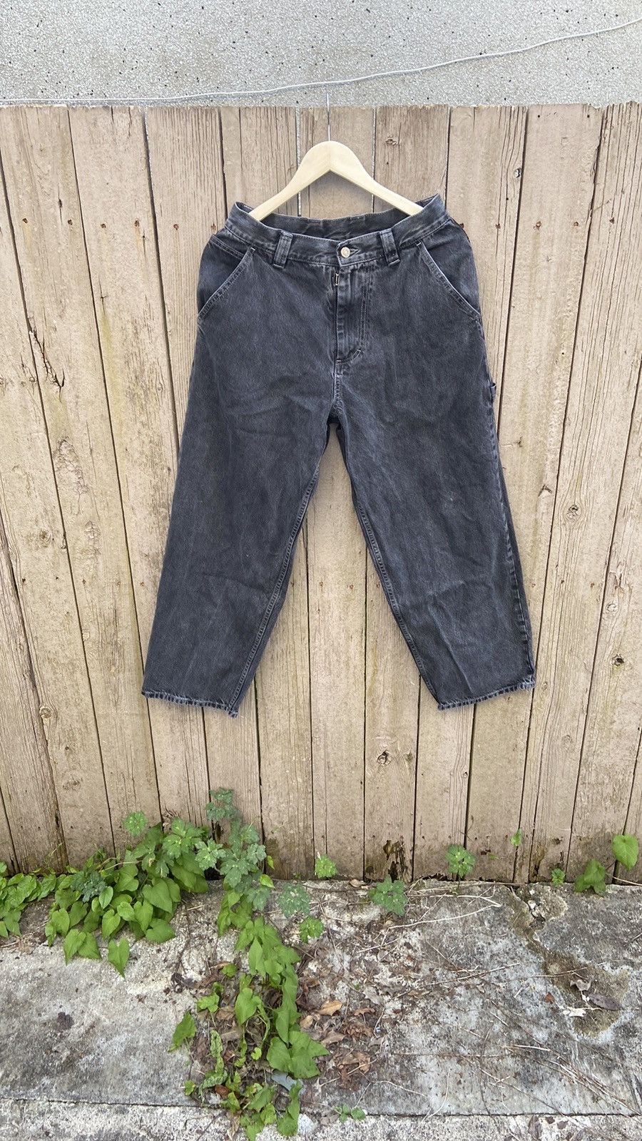 Maison Margiela Maison Martin Margiela Gray Wide Leg Jeans Size 26" / US 2 / IT 38 - 1 Thumbnail