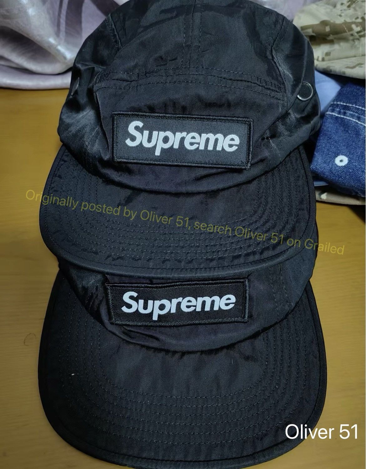 Levi's × Supreme Supreme Levi's Nylon Bell Hat Chocolate Chip Camo