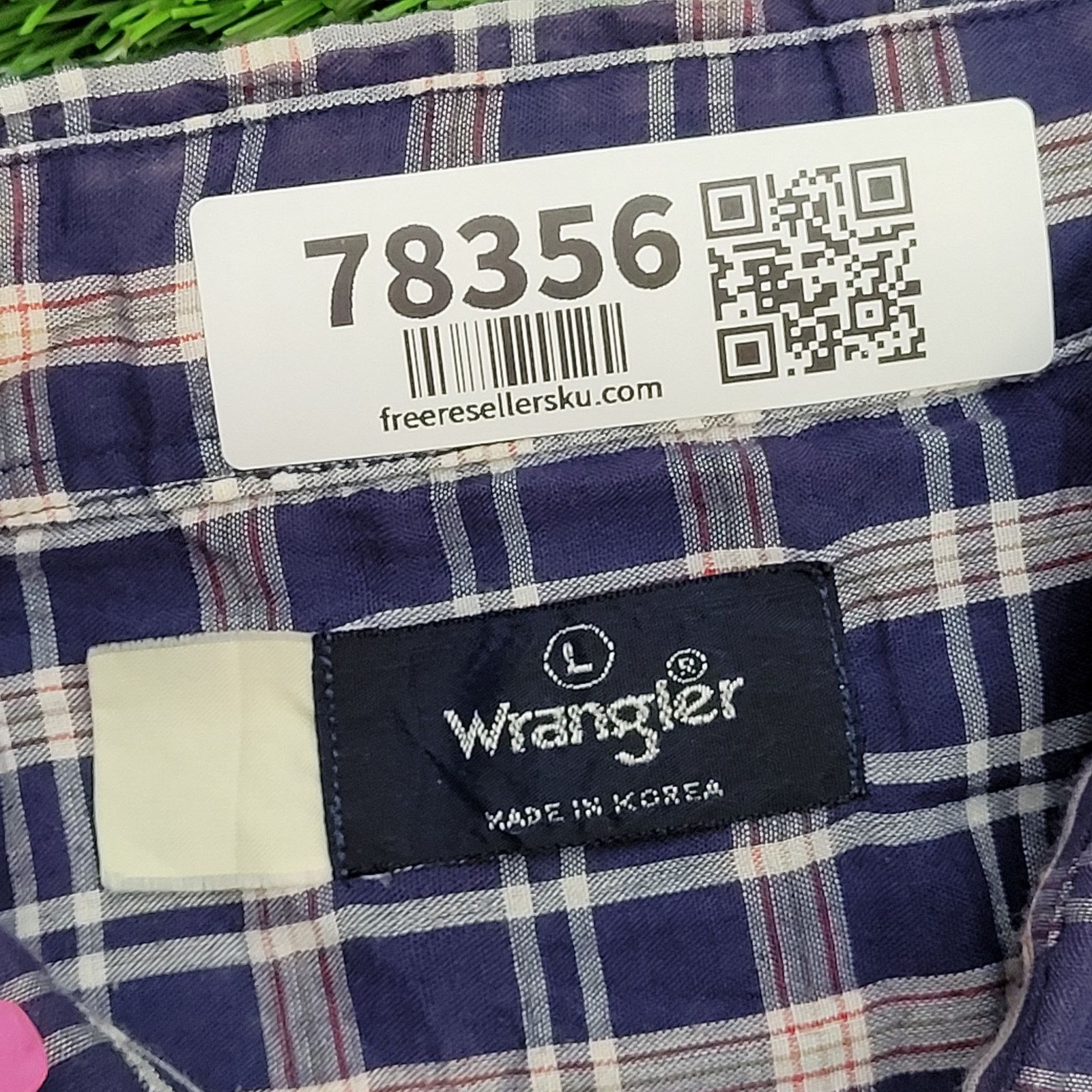 Wrangler Vintage Wrangler Western Snap Shirt Large 22x30 Shadow Plaid Size US L / EU 52-54 / 3 - 8 Thumbnail