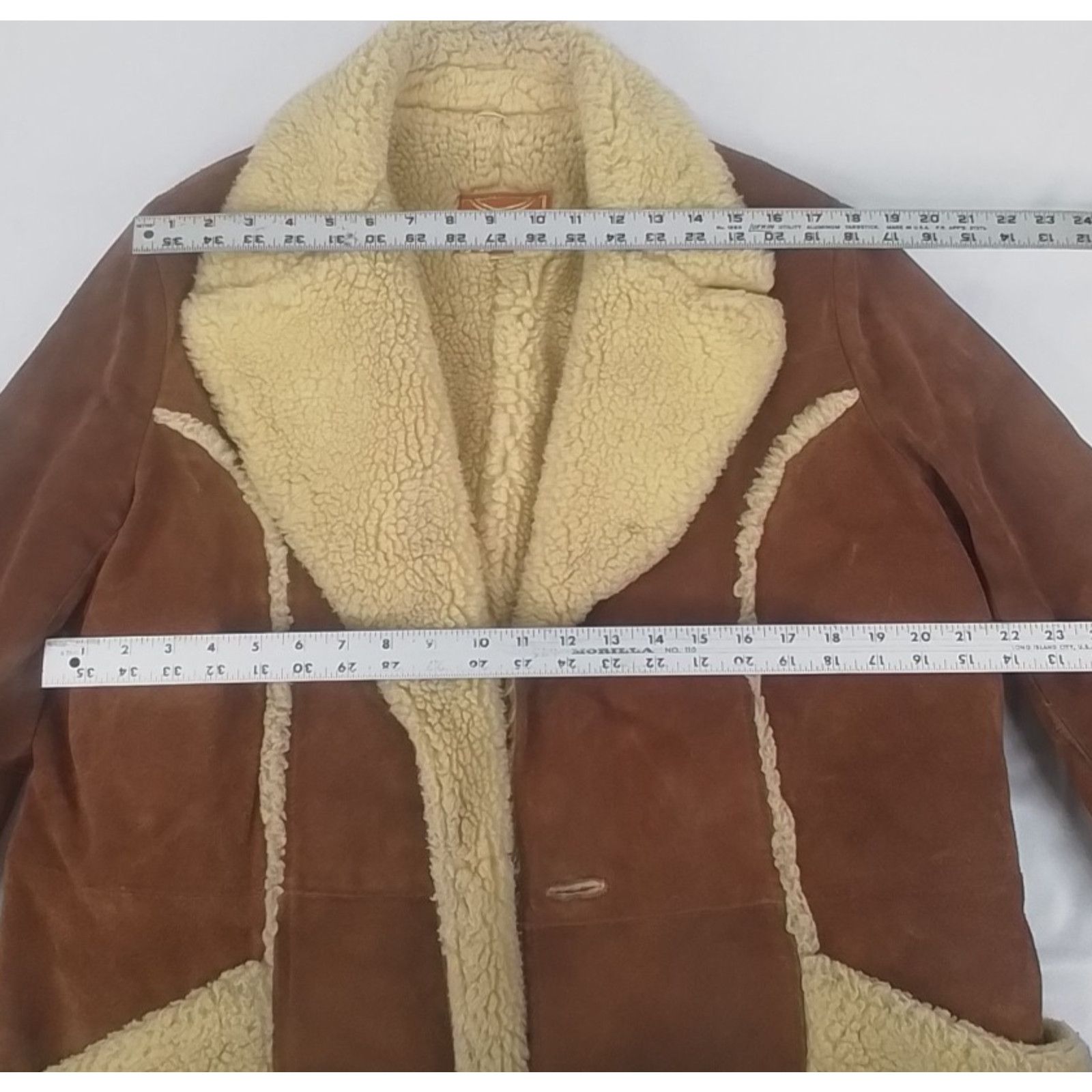 Scully Leather Vintage J. Sully Sherpa Lined Suede Leather Jacket Men's 42 Size US L / EU 52-54 / 3 - 11 Thumbnail
