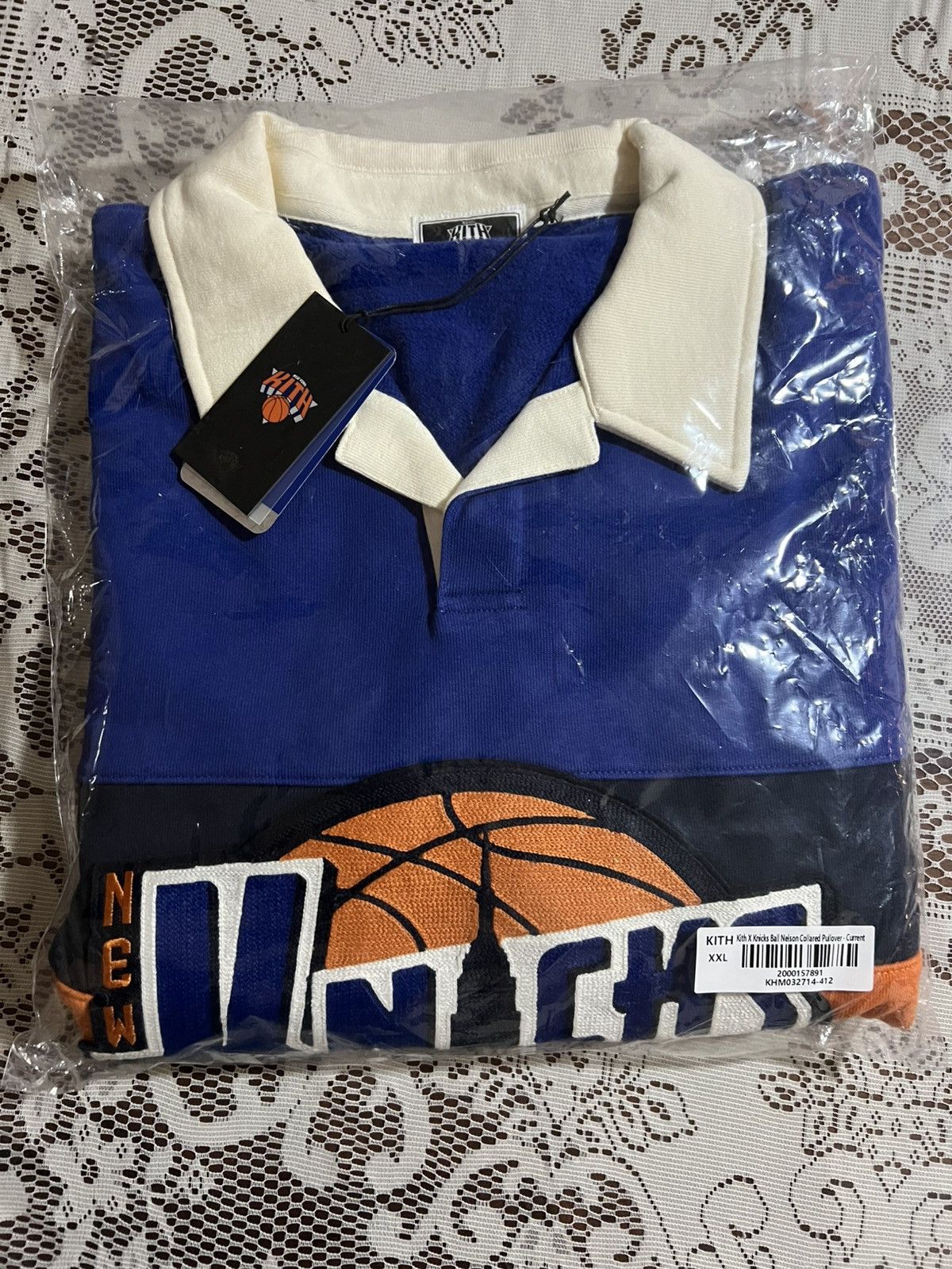 Kith Kith for the New York Knicks Ball Nelson Collared Pullover Size US XXL / EU 58 / 5 - 7 Thumbnail