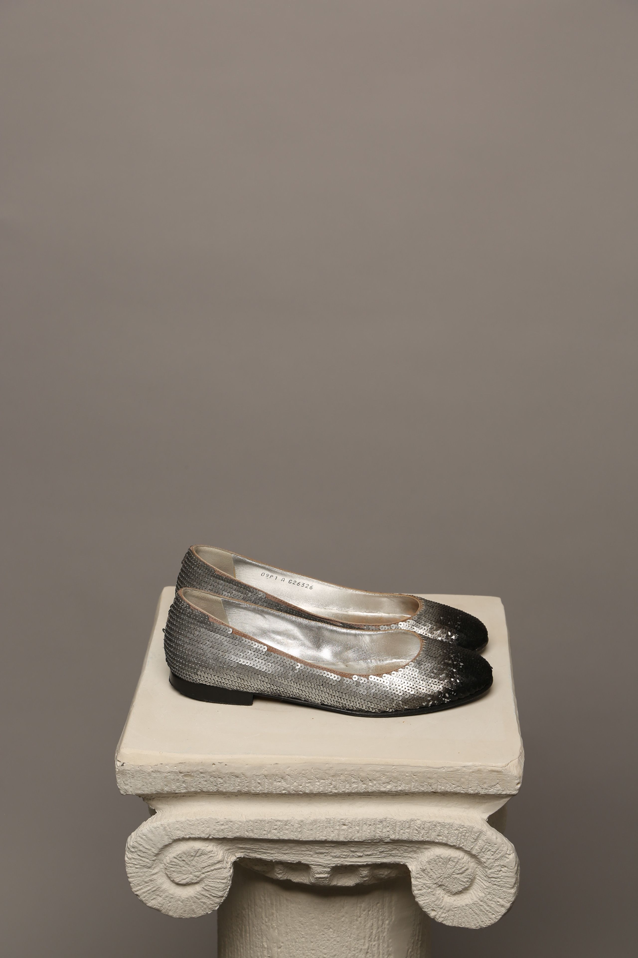 Chanel Rare Ombre Sequin CHANEL Ballerina Flats Size US 7 / IT 37 - 2 Thumbnail