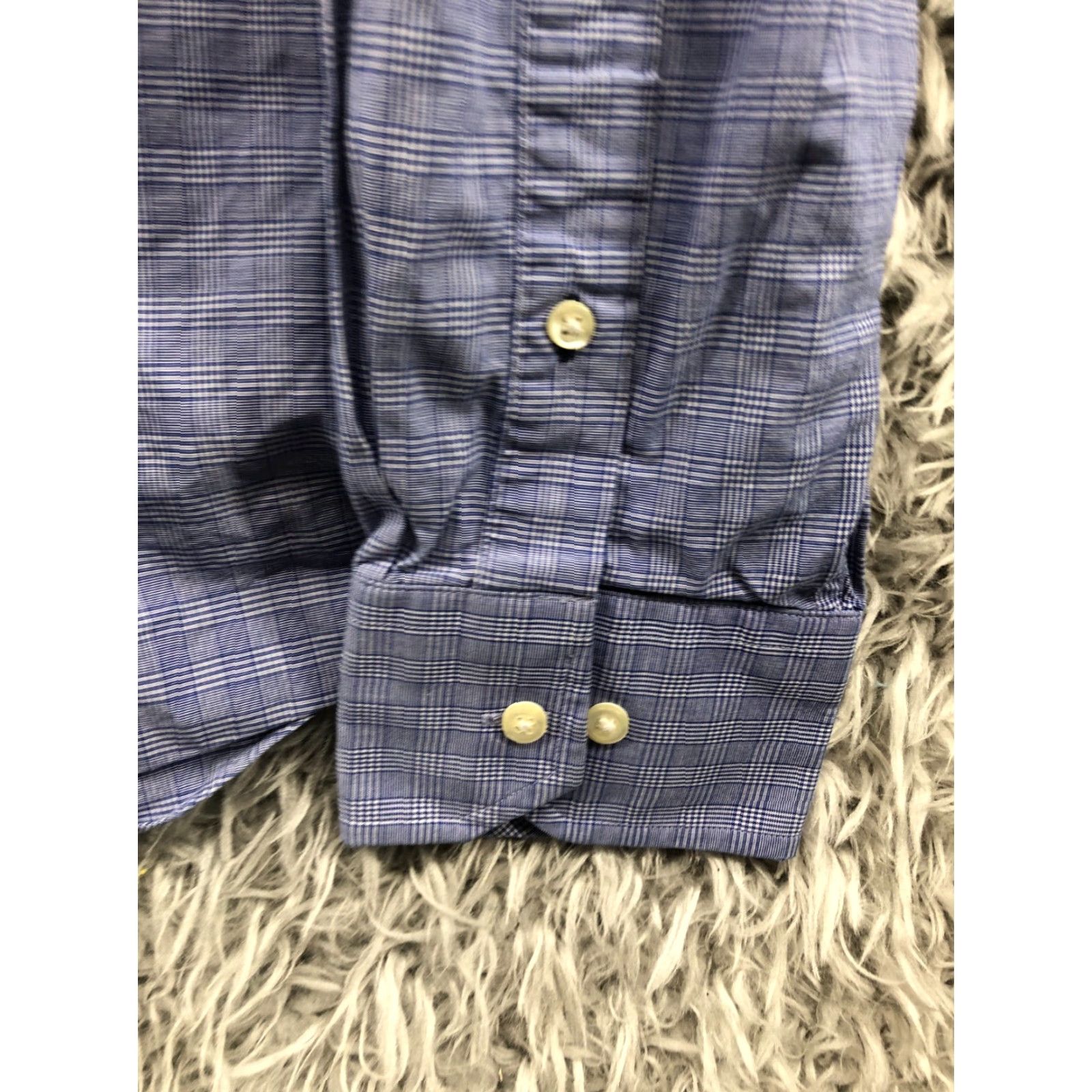 Tommy Hilfiger Tommy Hilfiger Slim Fit Shirt L Blue Mens Long Sleeve Button-Down Collar Size US L / EU 52-54 / 3 - 3 Thumbnail