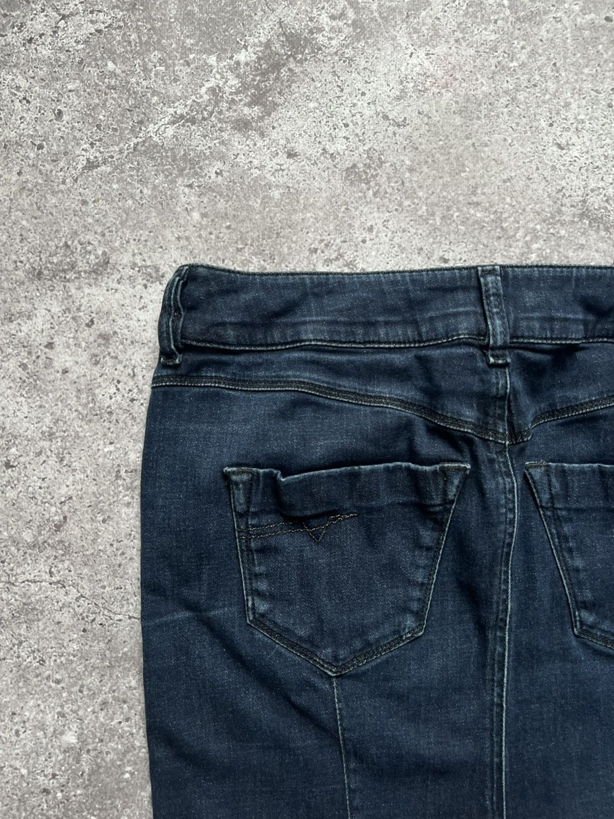 Diesel × Vintage Vintage Diesel Denim Skirt Y2K Size 29" - 15 Thumbnail