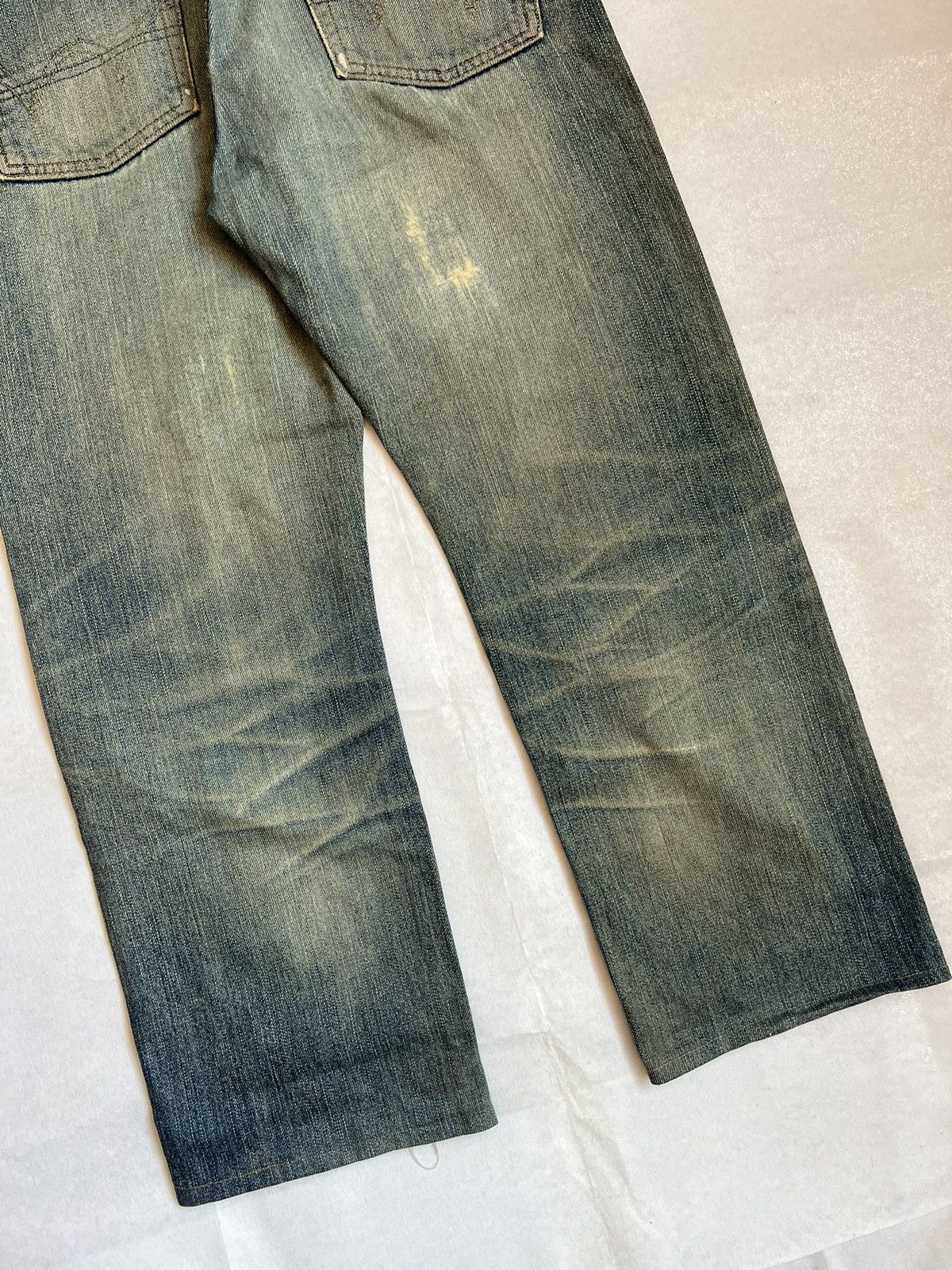Edwin × Vintage Dirty Edwin 505zx Selvedge Distressed Denim Size US 32 / EU 48 - 15 Thumbnail