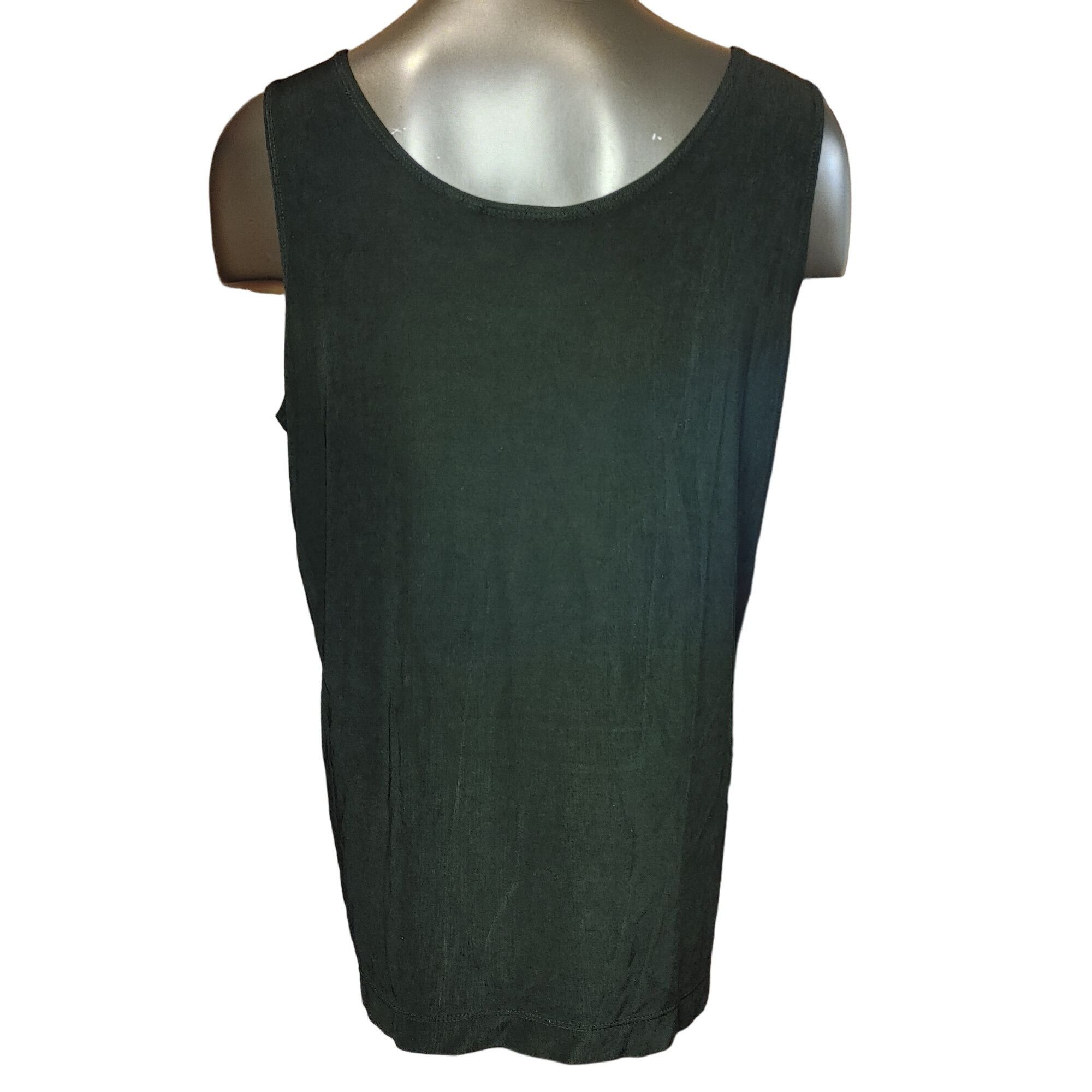 Other Chico's Travelers Women's Black Velour Sleeveless Top 3 Size 3XL / US 20-22 - 2 Thumbnail