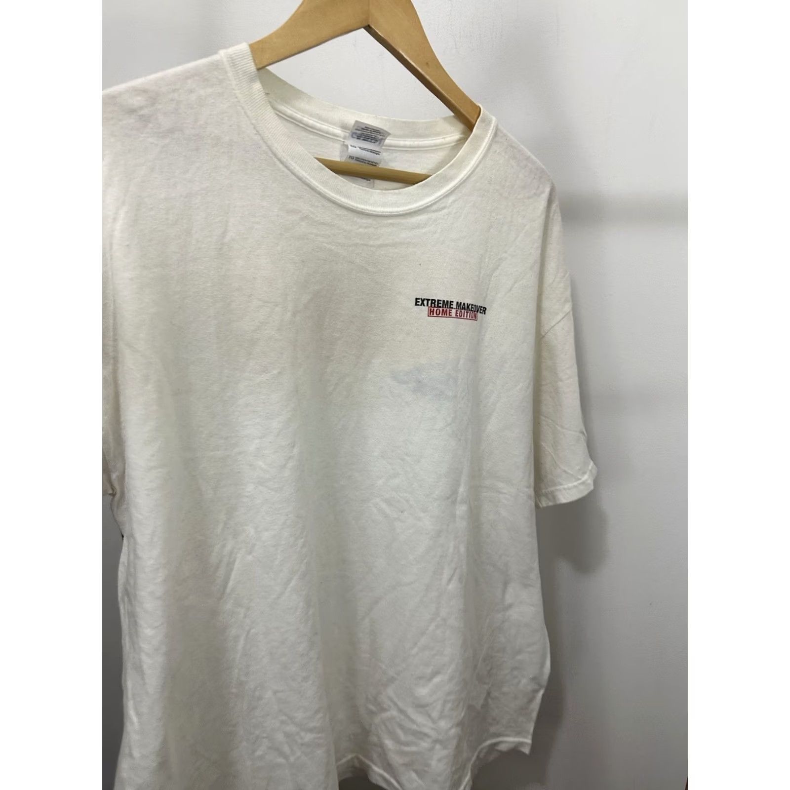 Gildan VTG Extreme Makeover Home Edition T-Shirt XL White Men Short Sleeve Gildan Size US XL / EU 56 / 4 - 5 Thumbnail