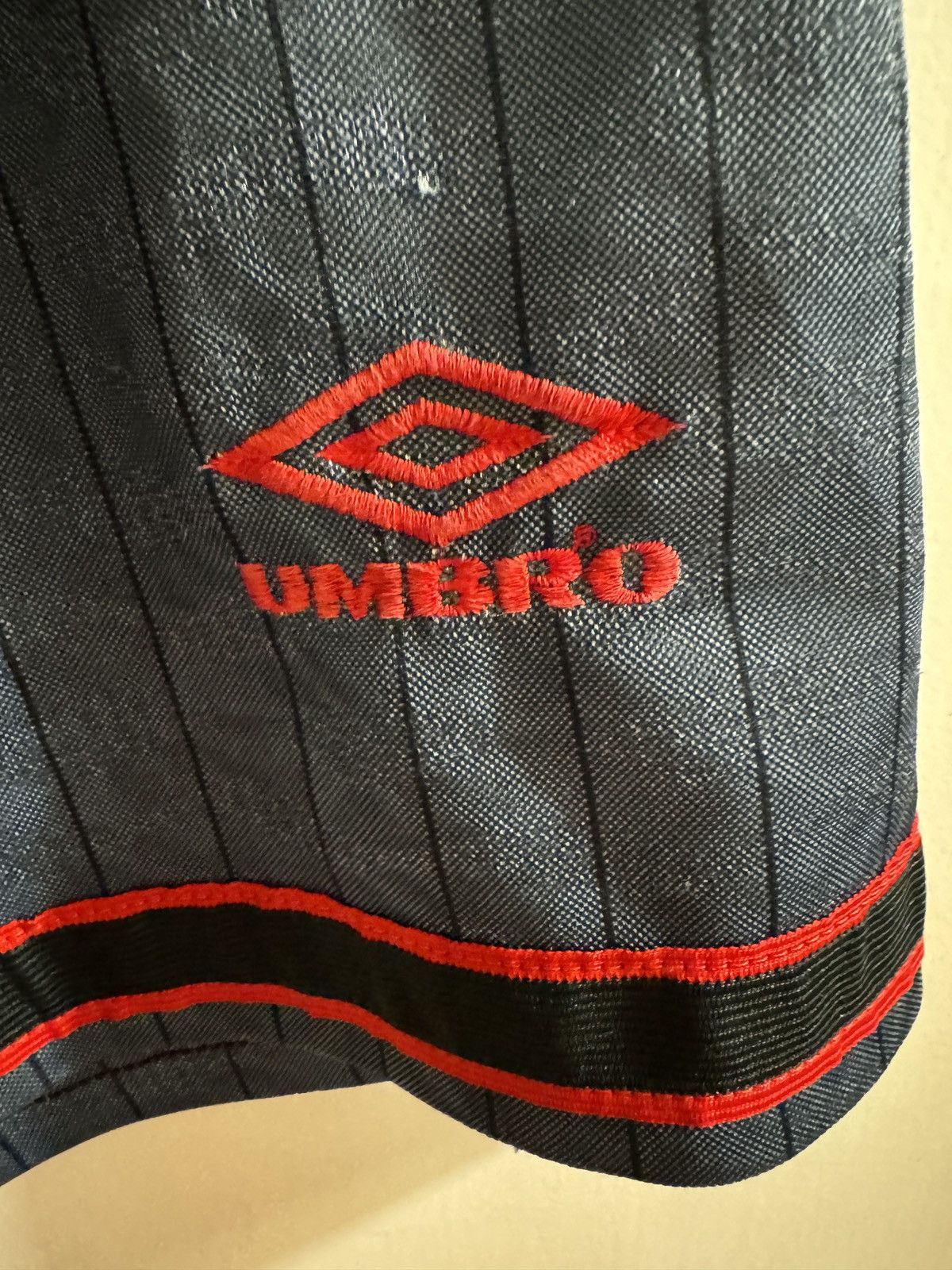 Umbro Vintage Manchester United 1995 - 1996 Away Shorts Size US 32 / EU 48 - 6 Thumbnail