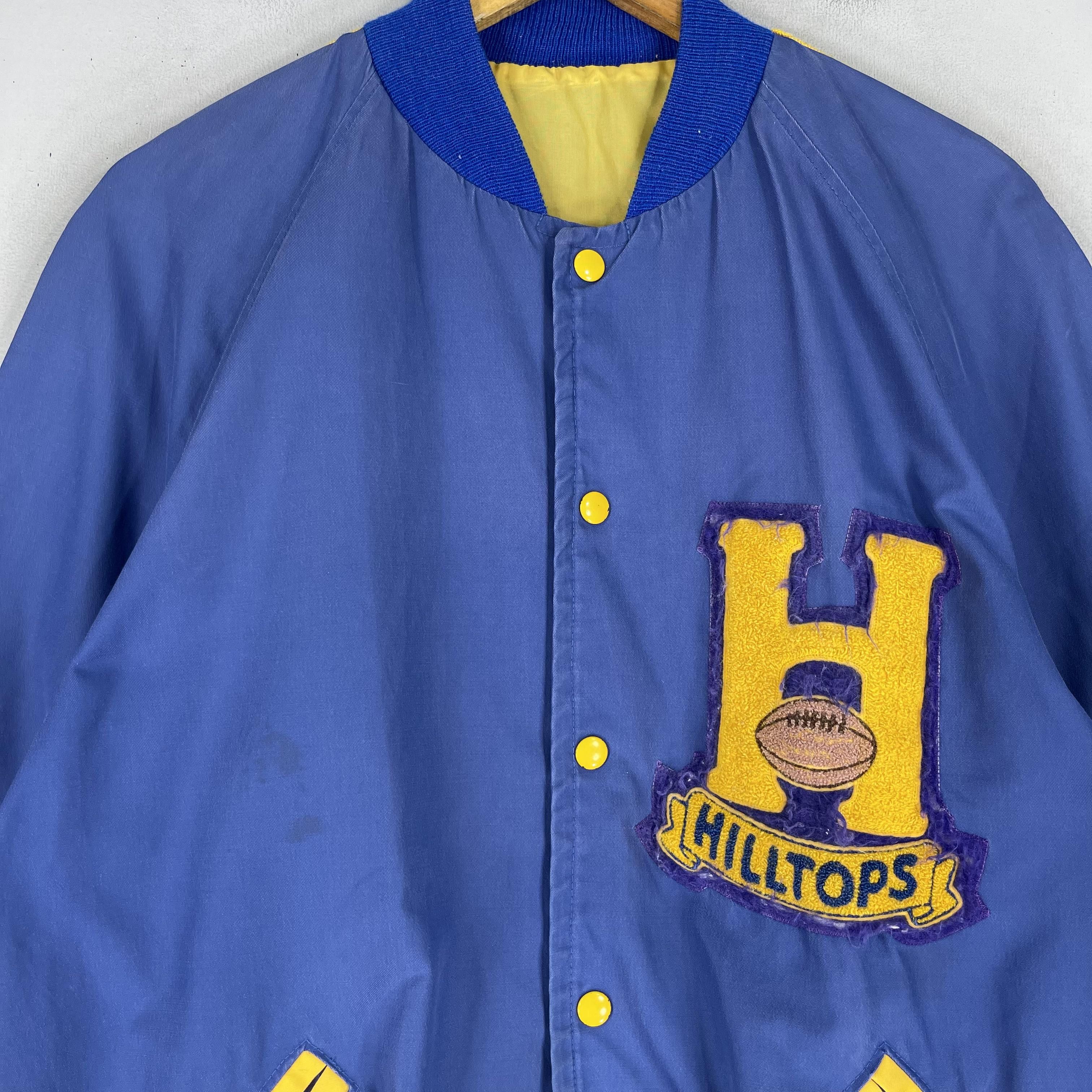Vintage Vintage SASKATOON HILLTOPS Football Varsity Jacket Size US L / EU 52-54 / 3 - 2 Thumbnail