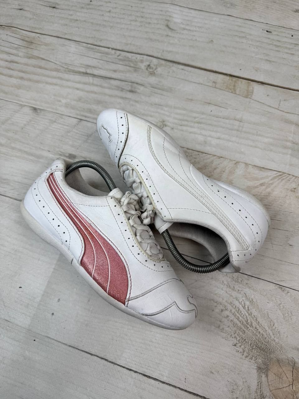 Puma Vintage Puma Speed Cat Style Racing Sneakers 00s Y2K Size US 4 / IT 34 - 1 Thumbnail