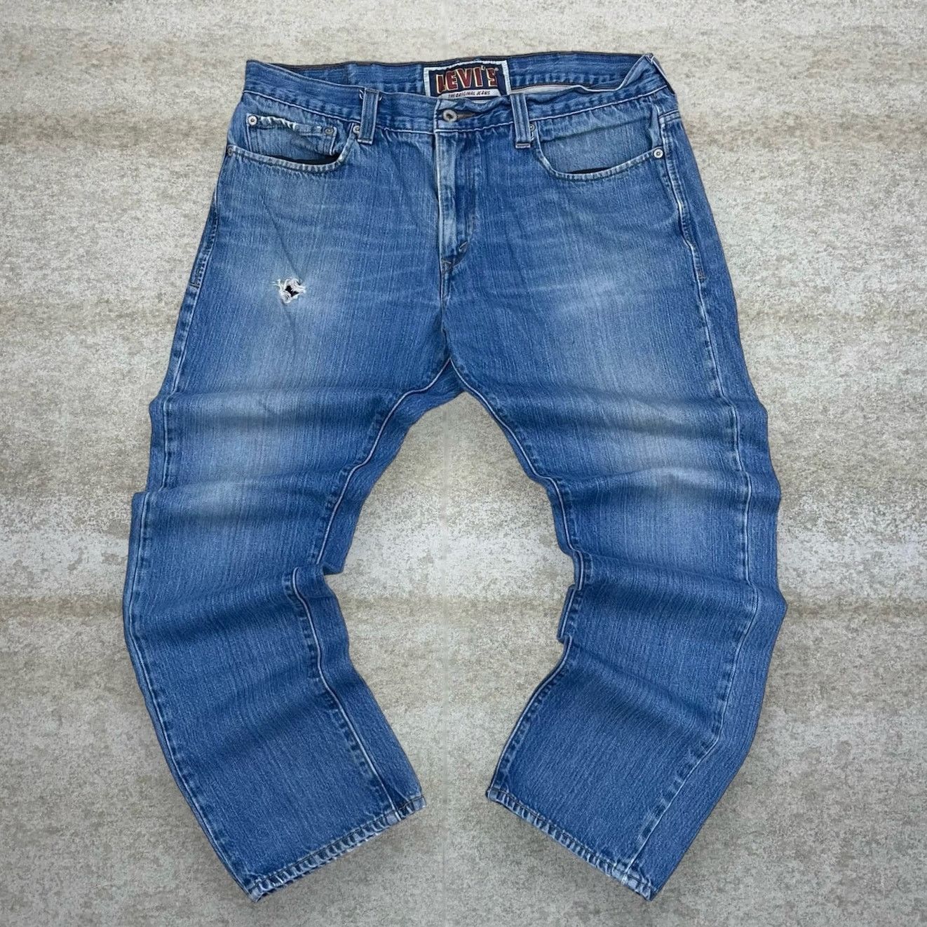 Levi's Vintage Y2K Levis Jeans 511 38x30 Skinny Medium Wash Denim Size US 38 / EU 54 - 2 Thumbnail