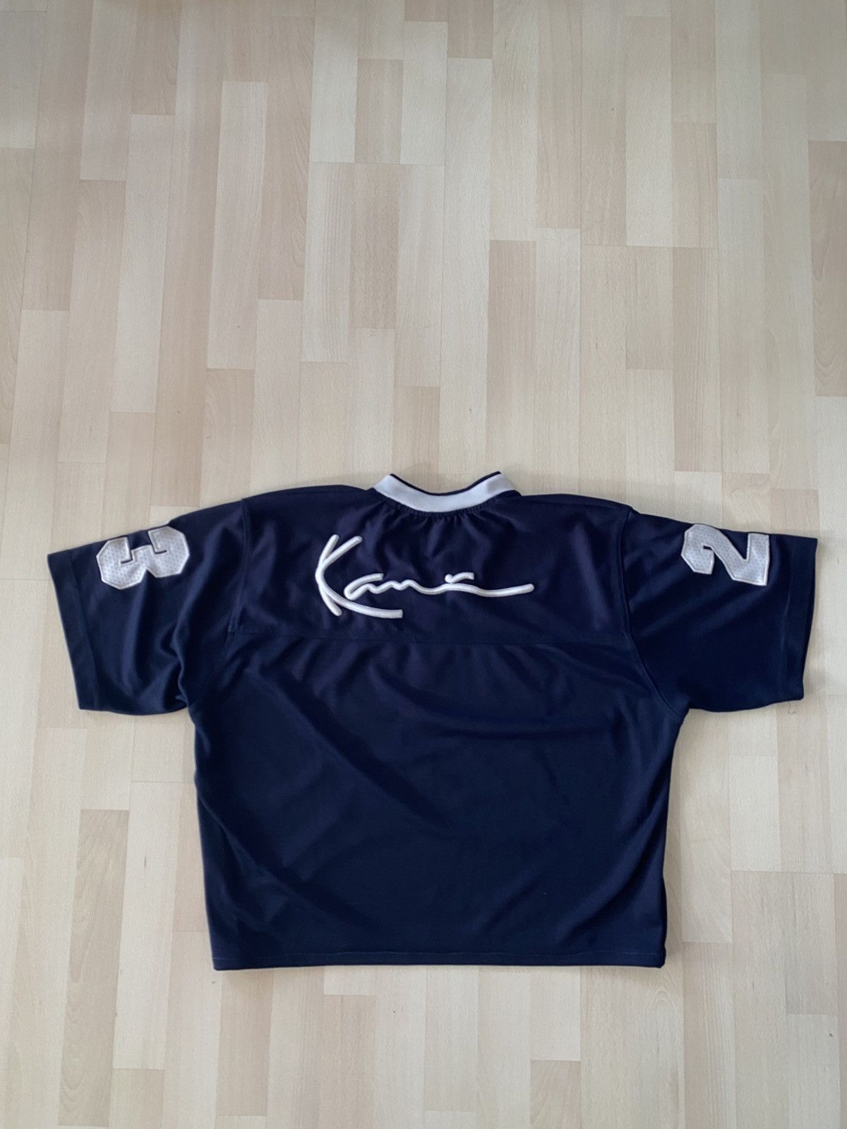 Karl Kani Vintage Karl Kani Y2K 23 Cropped Jersey Size US XL / EU 56 / 4 - 2 Thumbnail