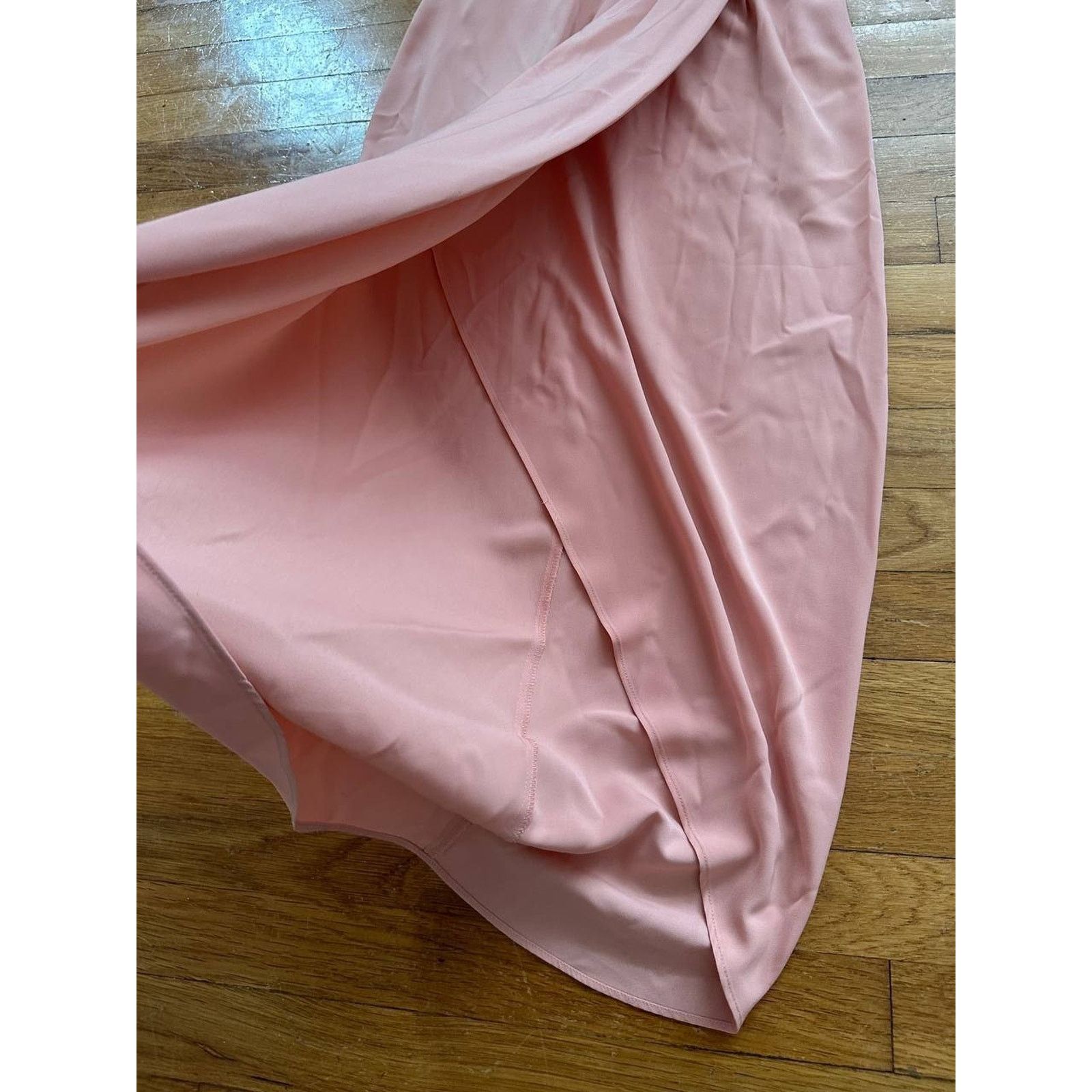 Shona Joy Shona Joy By Revolve Core Knot Draped Pink Size 4 A000978 Size S / US 4 / IT 40 - 3 Thumbnail