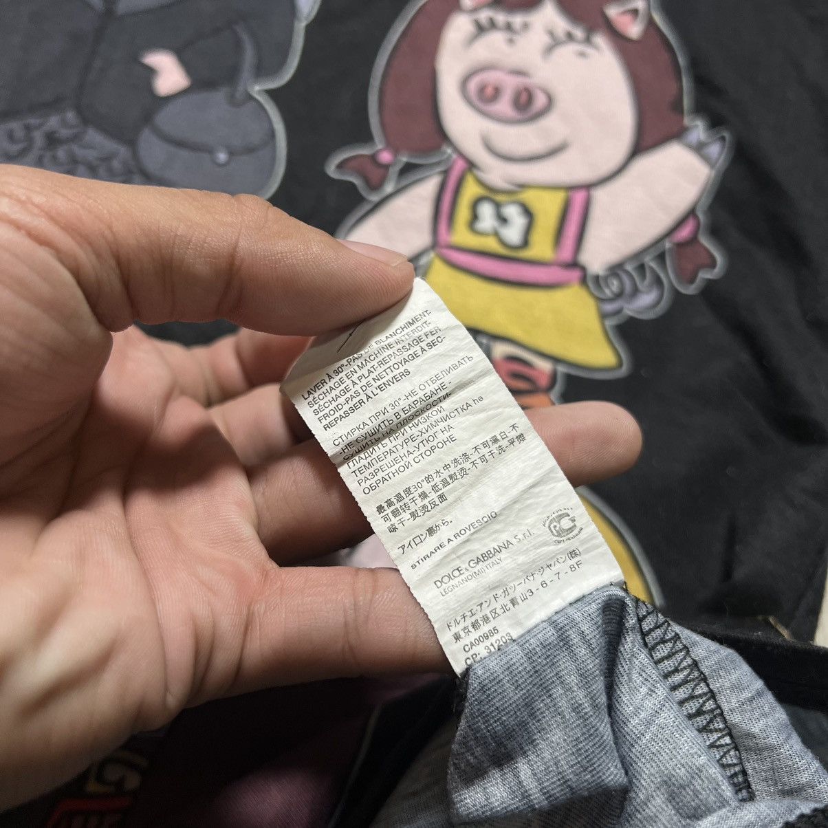 Dolce & Gabbana Dolce & Gabbana Pigs Print Tee Size US M / EU 48-50 / 2 - 11 Thumbnail